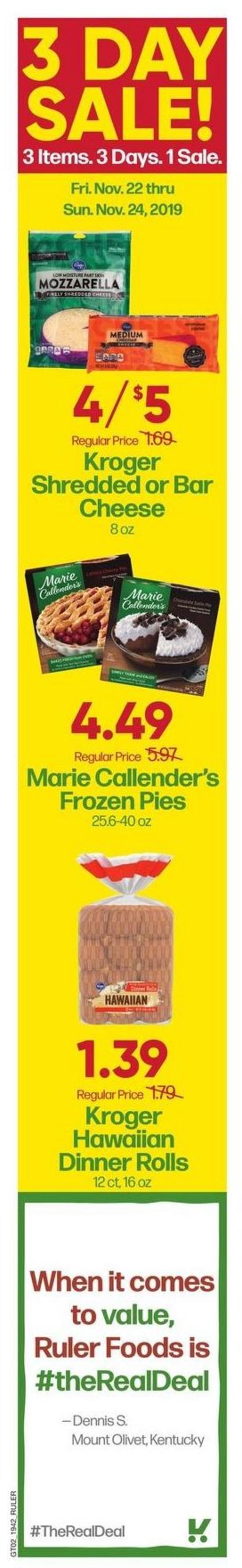 Ruler Foods Weekly Ad from November 21