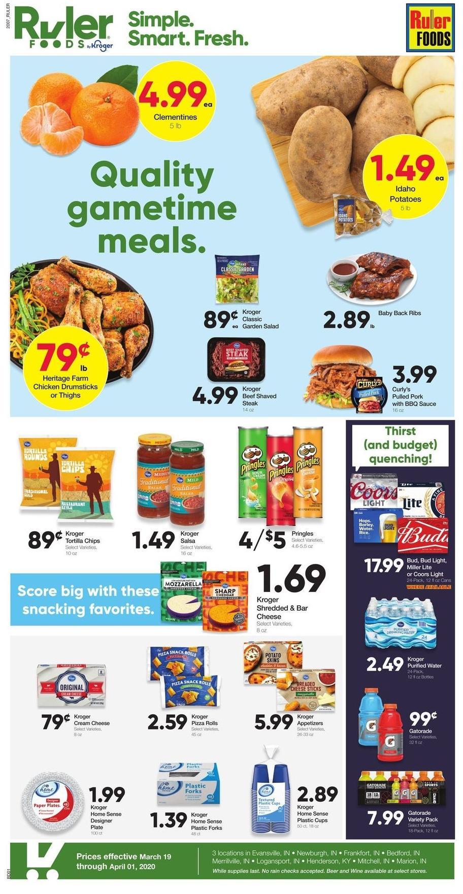 Ruler Foods Weekly Ad from March 19