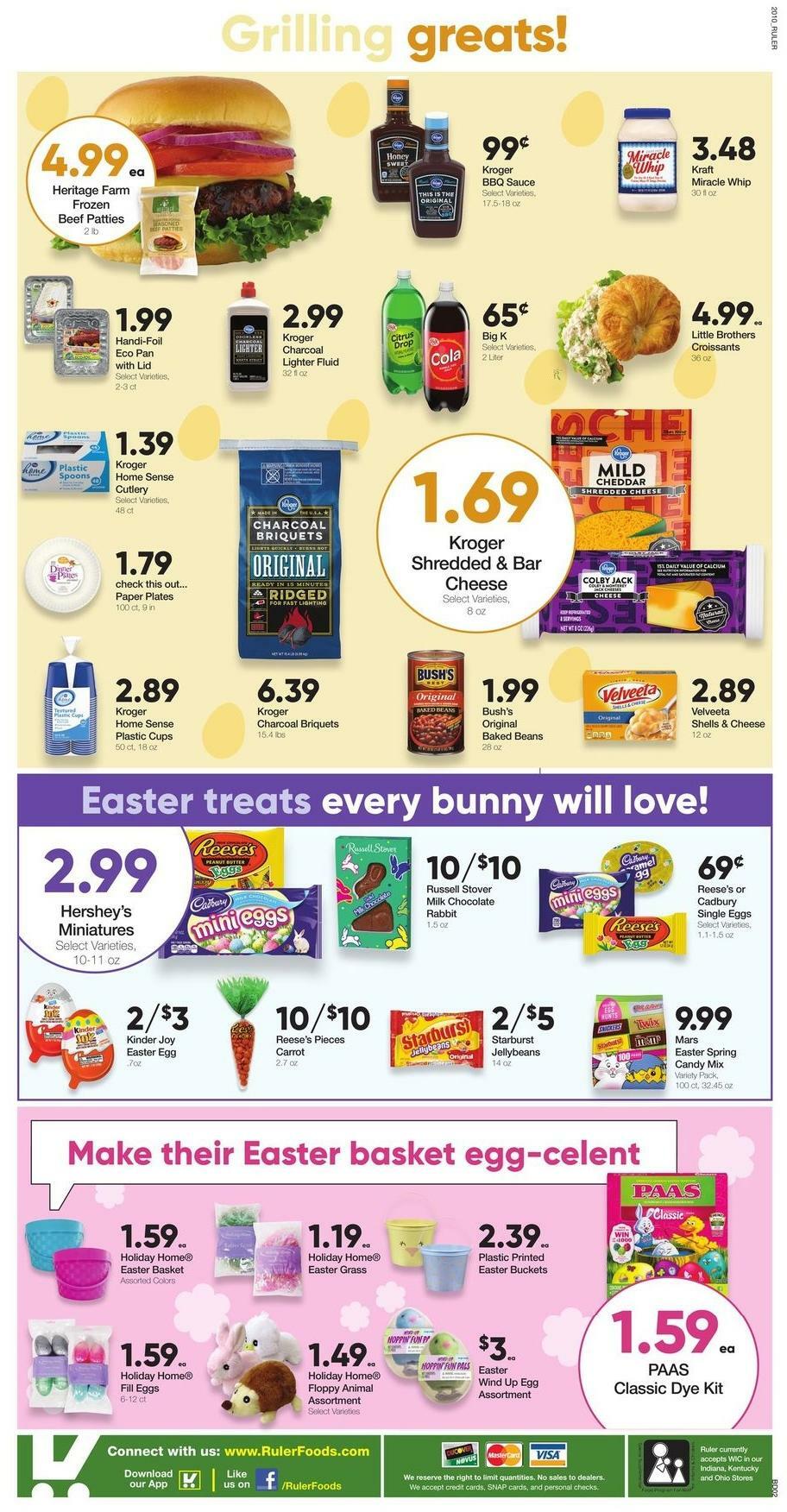 Ruler Foods Weekly Ad from April 9