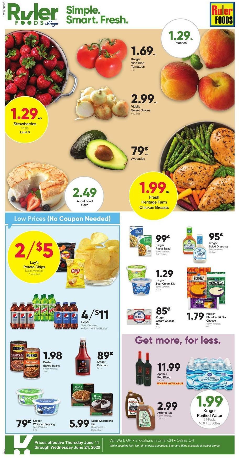Ruler Foods Weekly Ad from June 11