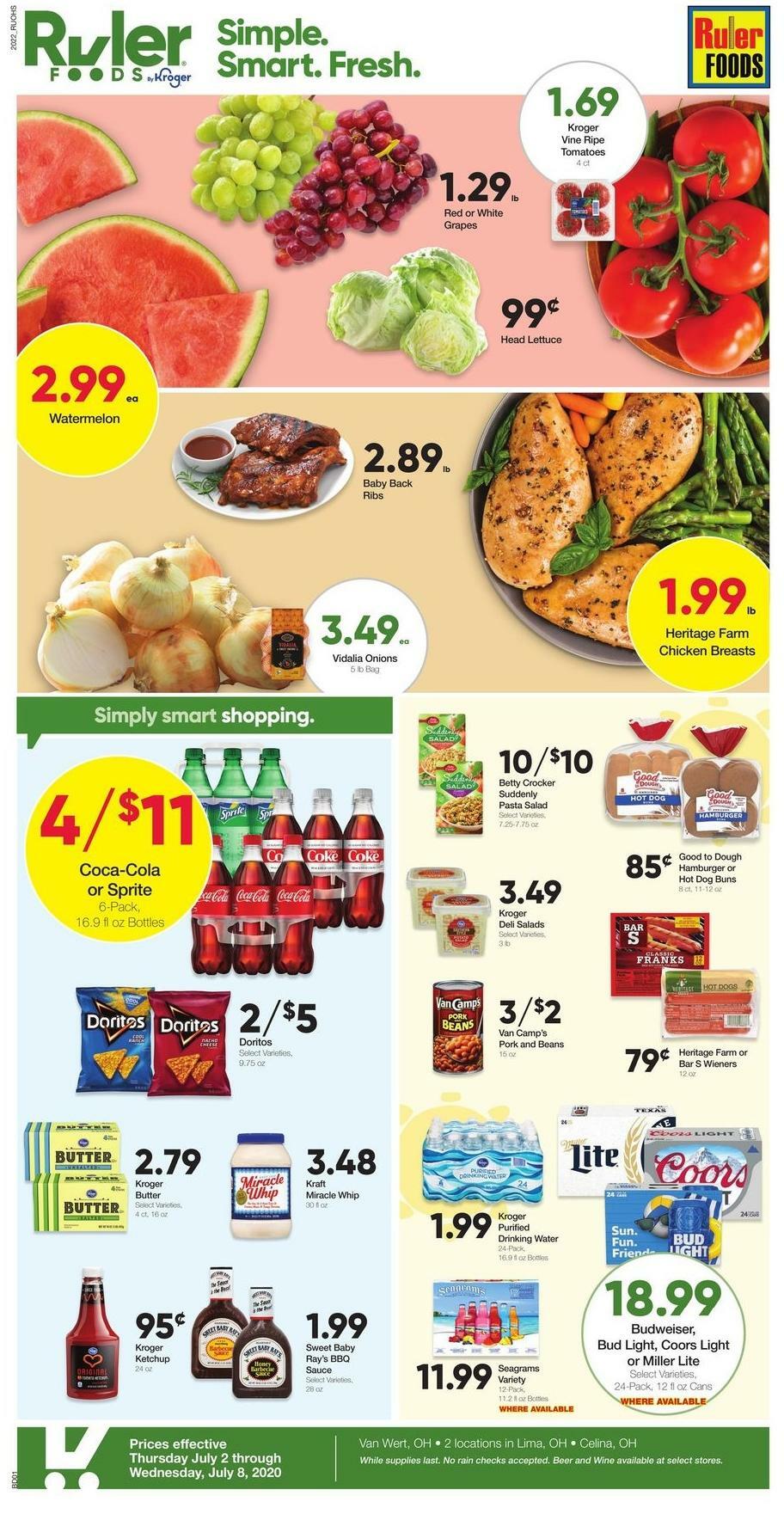 Ruler Foods Weekly Ad from July 2