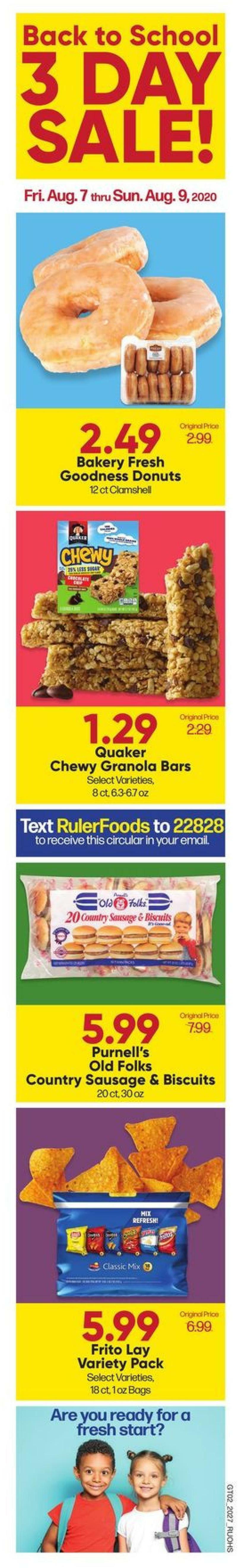 Ruler Foods Weekly Ad from August 6