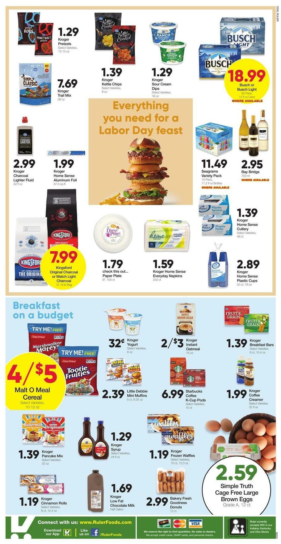 Ruler Foods Weekly Ad from August 27