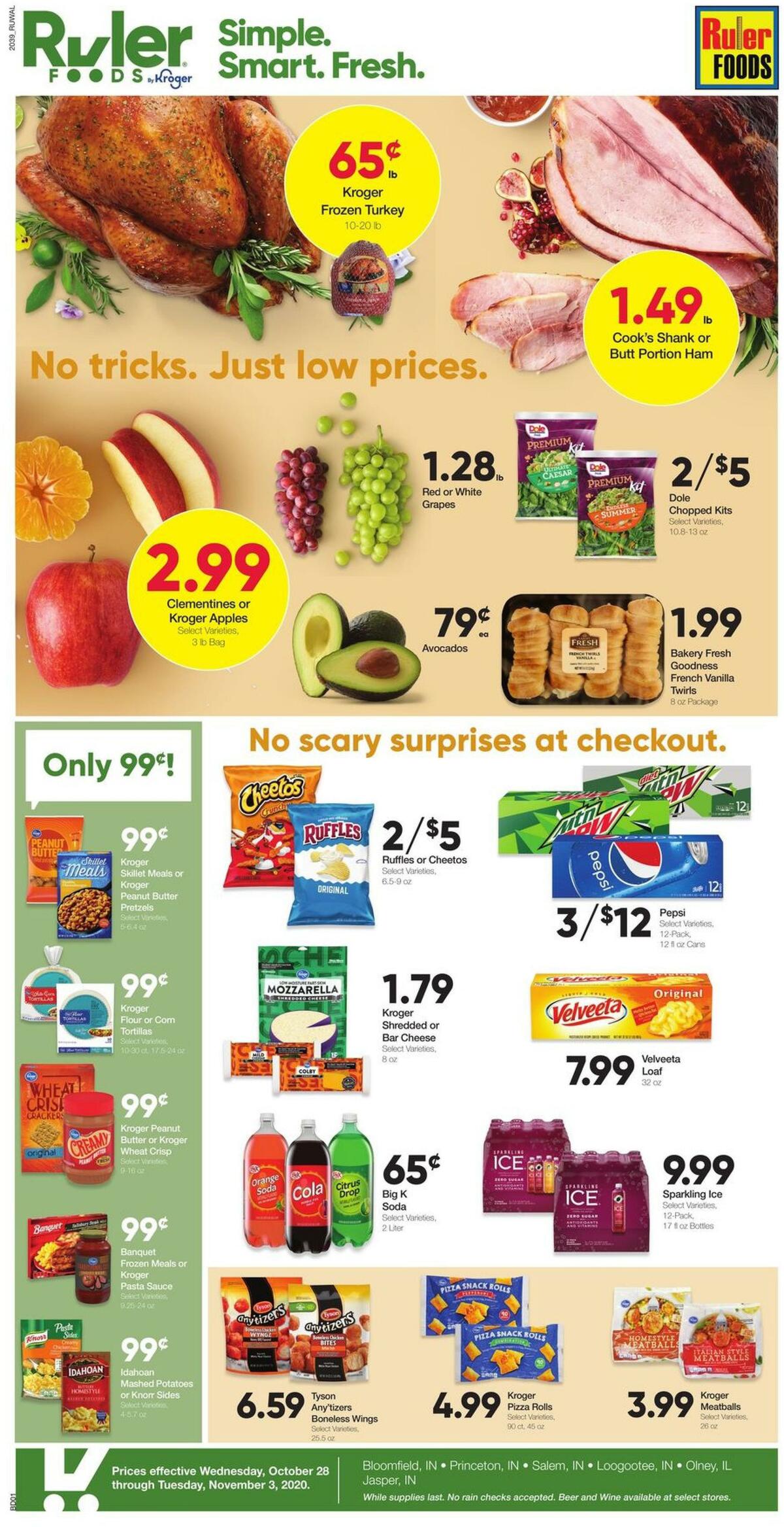 Ruler Foods Weekly Ad from October 28