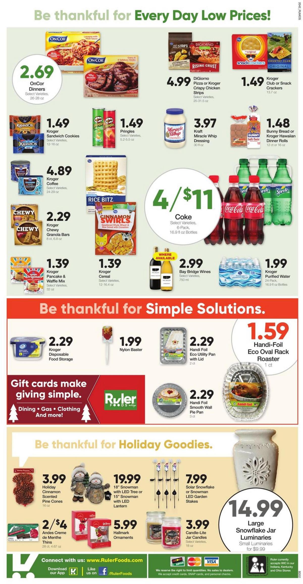 Ruler Foods Weekly Ad from November 18