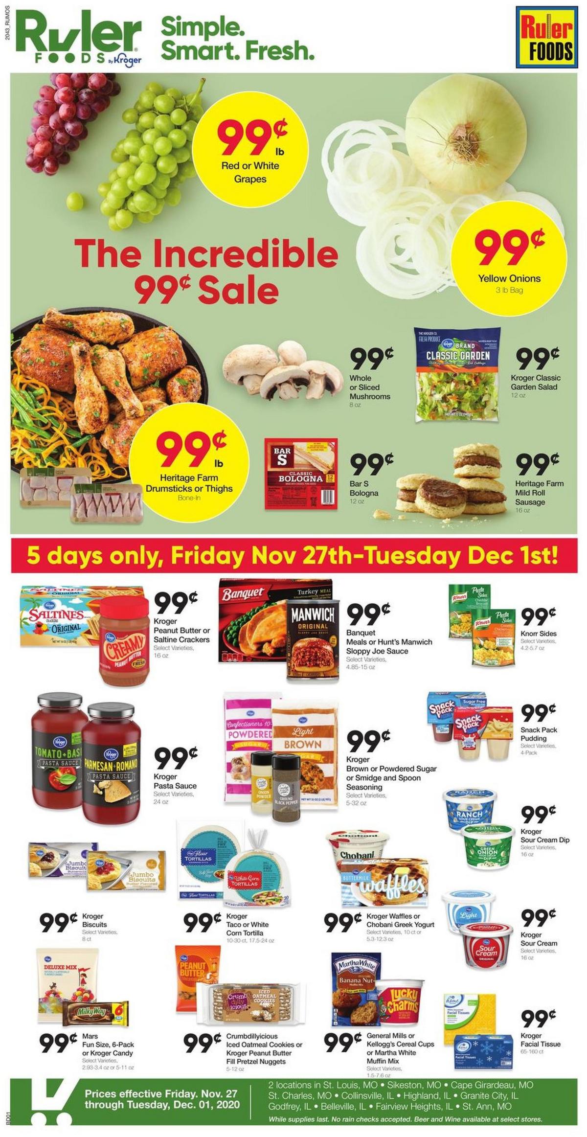 Ruler Foods Weekly Ad from November 27