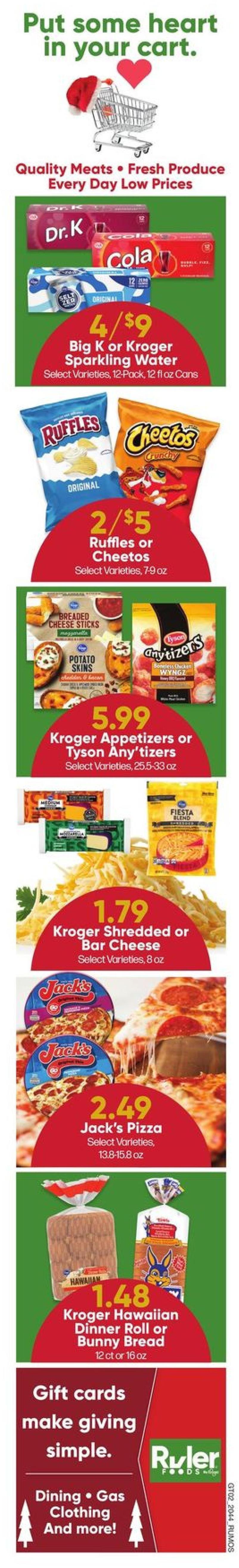 Ruler Foods Weekly Ad from December 2