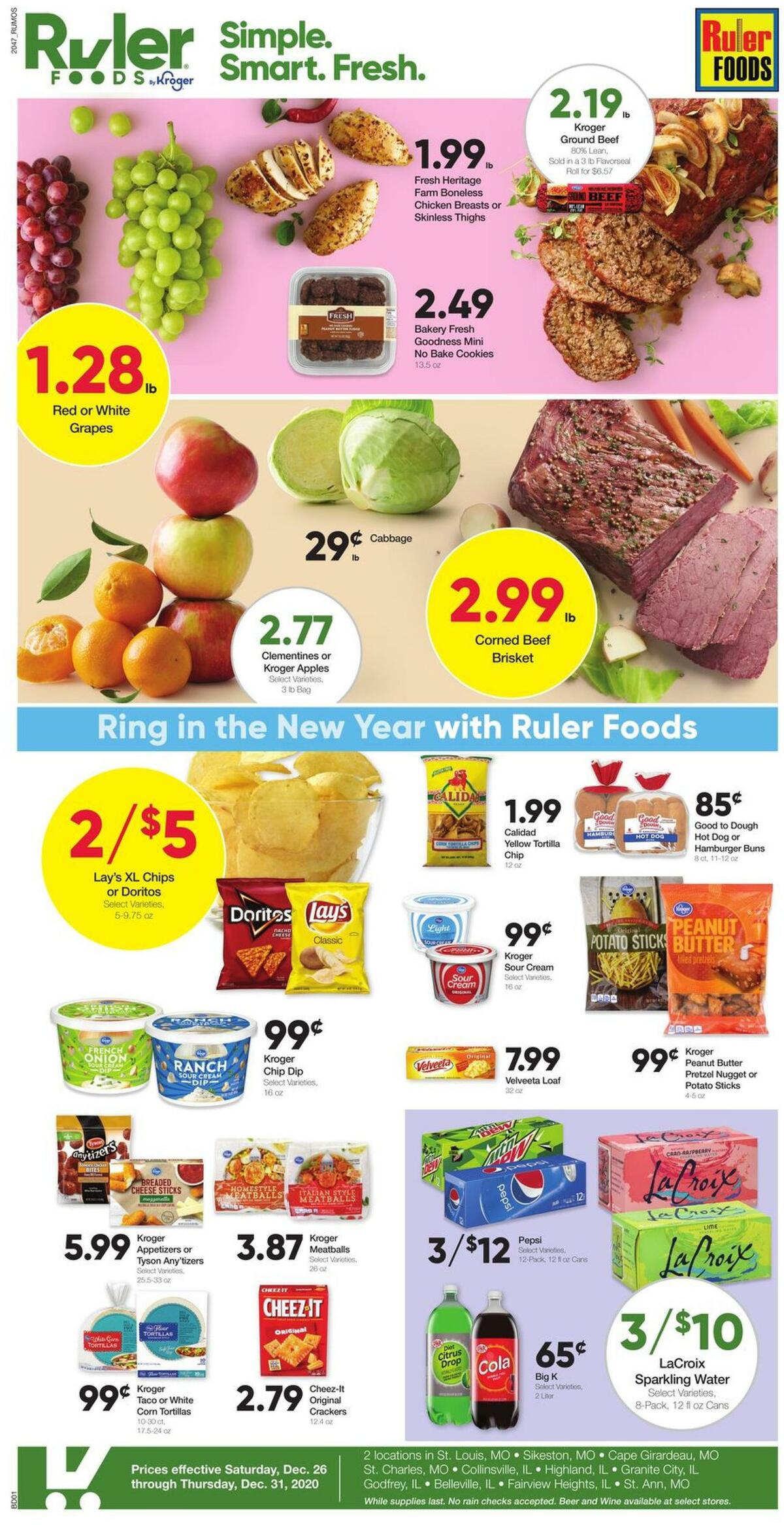 Ruler Foods Weekly Ad from December 26