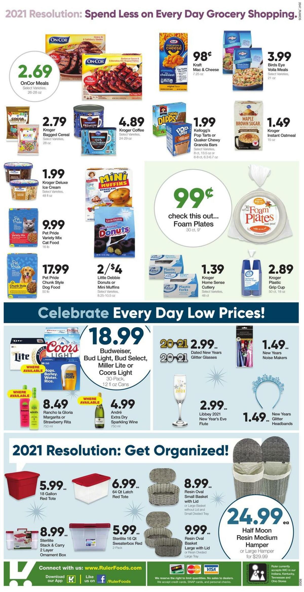 Ruler Foods Weekly Ad from December 26