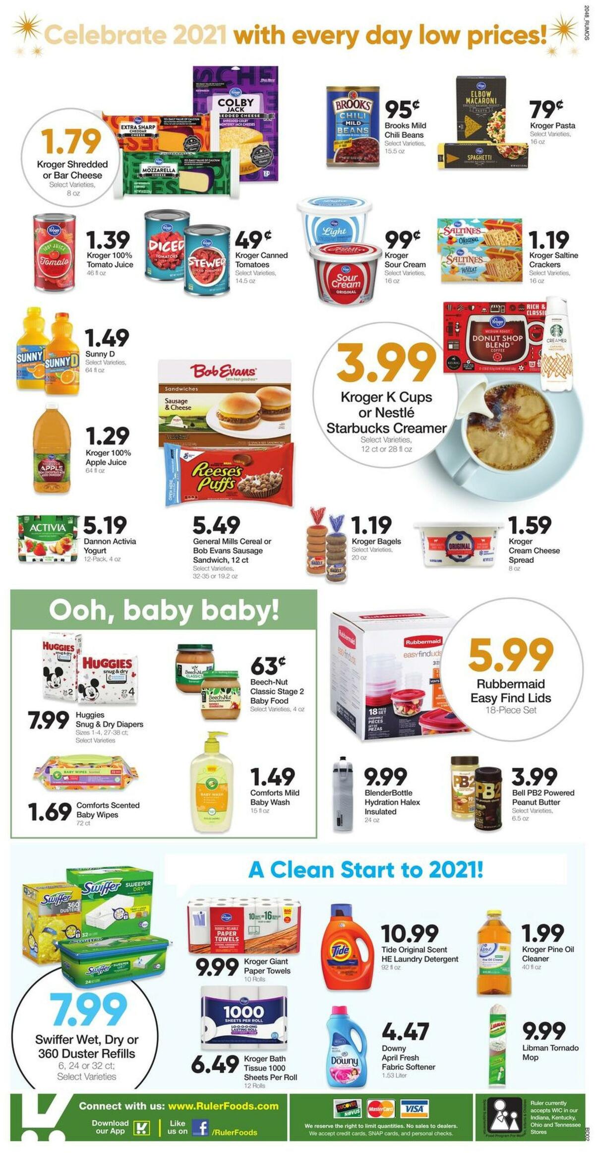 Ruler Foods Weekly Ad from January 1
