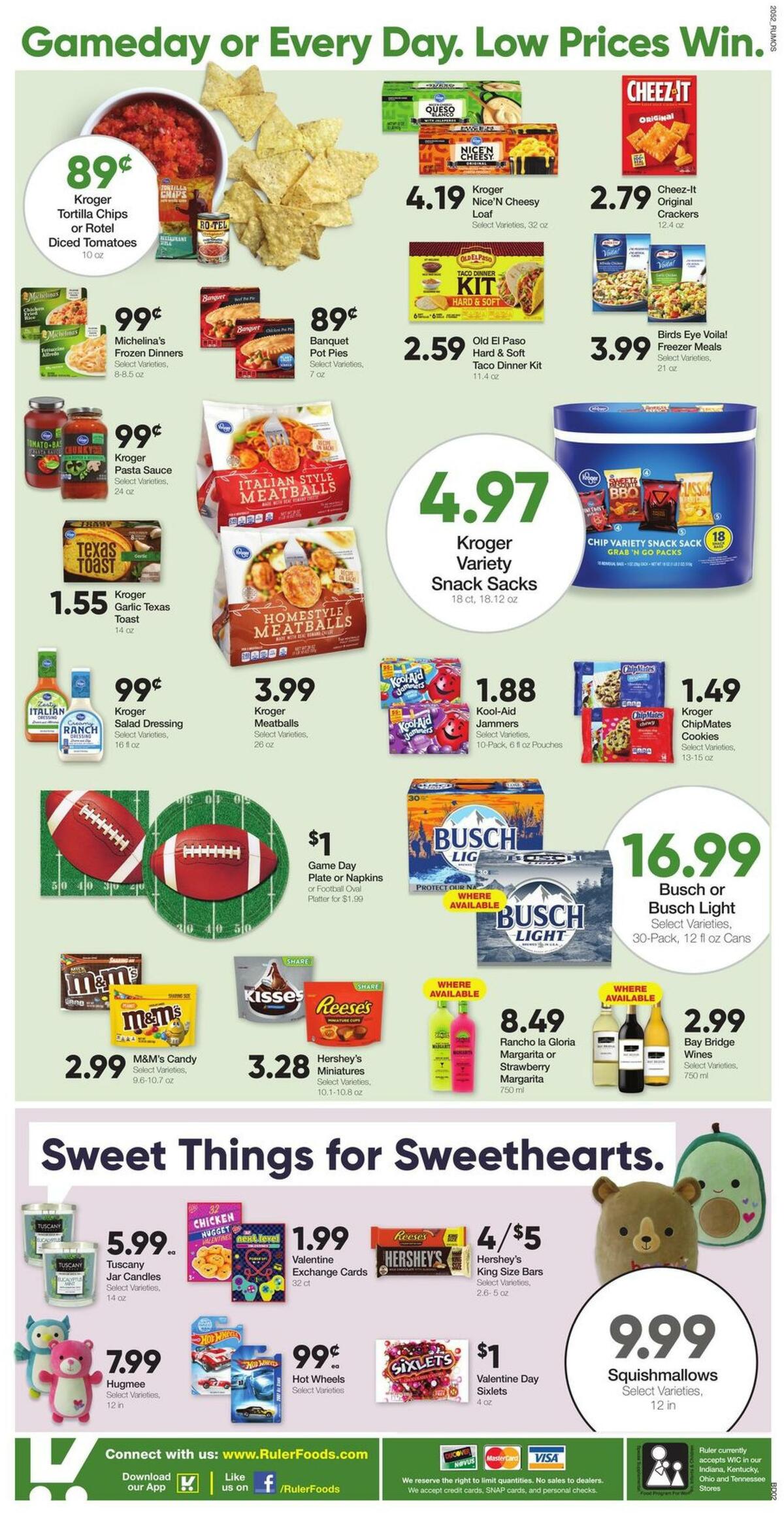 Ruler Foods Weekly Ad from January 27