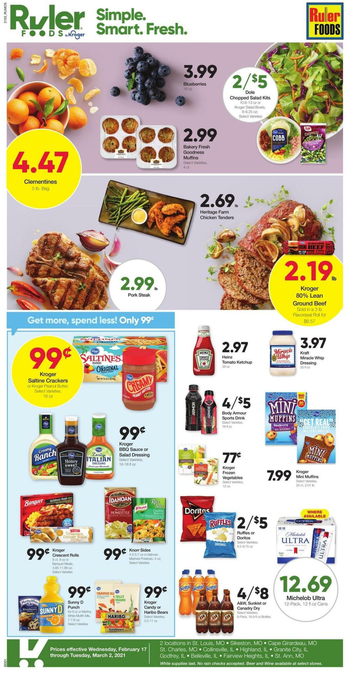 Ruler Foods Weekly Ad from February 17