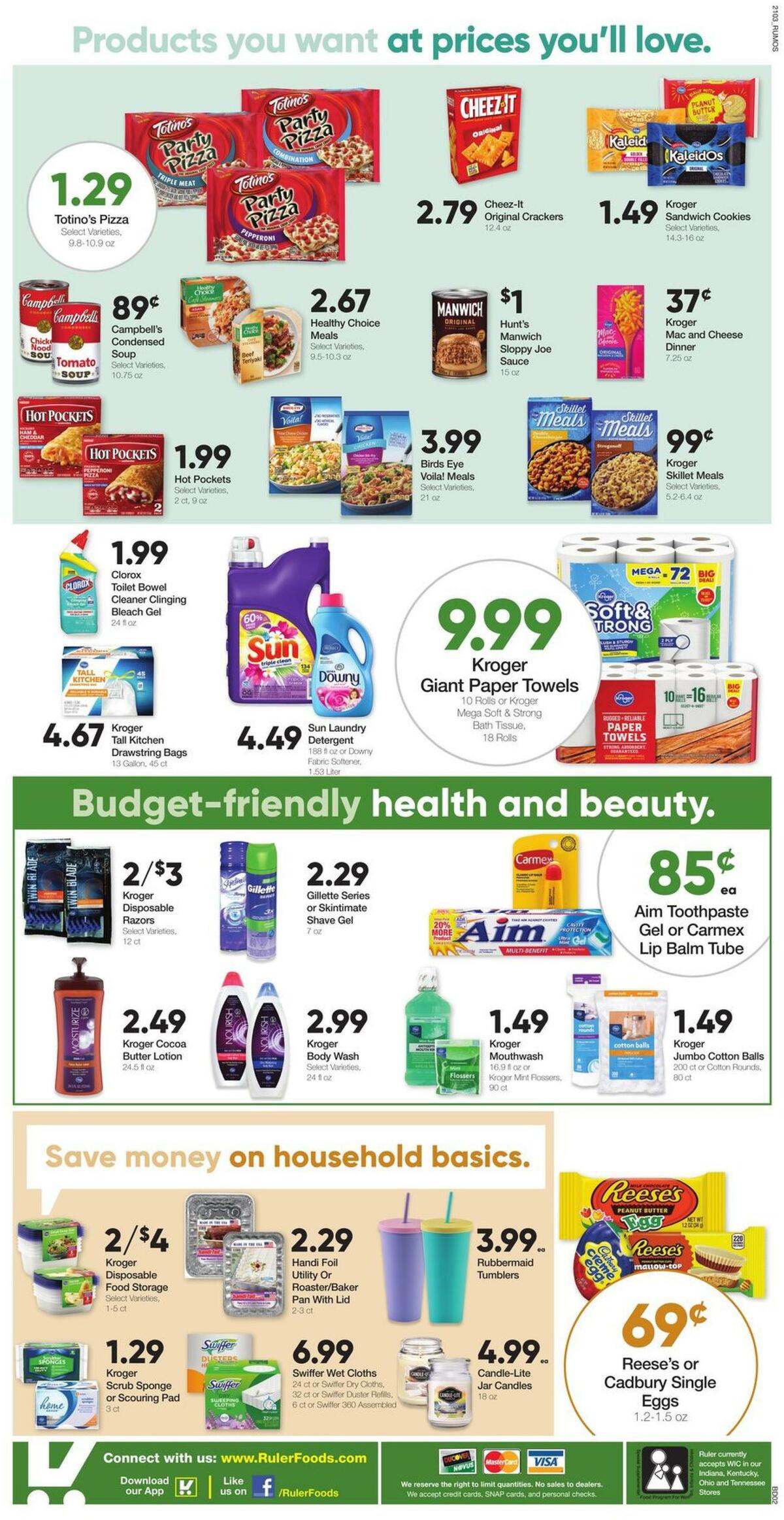 Ruler Foods Weekly Ad from February 17