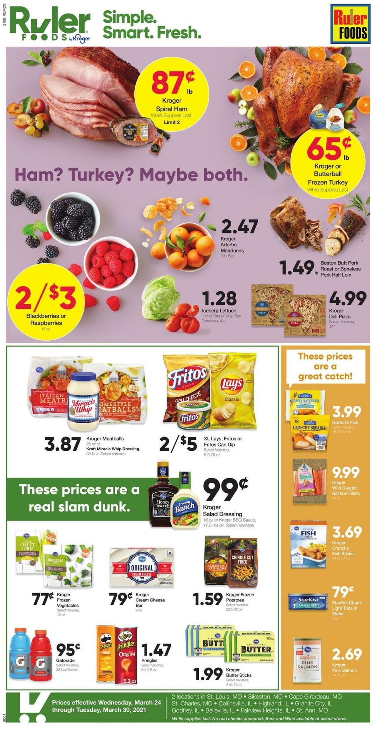 Ruler Foods Weekly Ad from March 24
