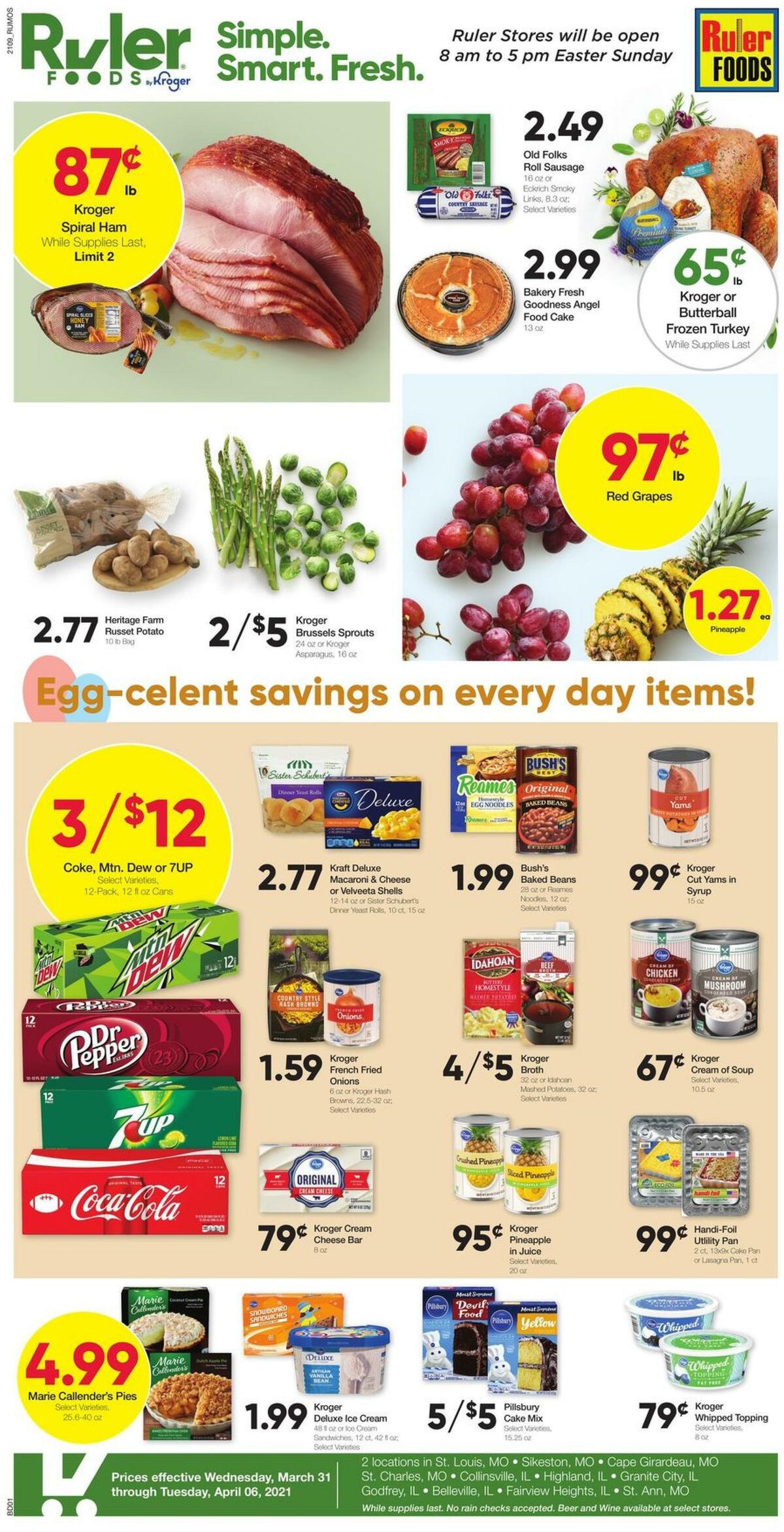 Ruler Foods Weekly Ad from March 31