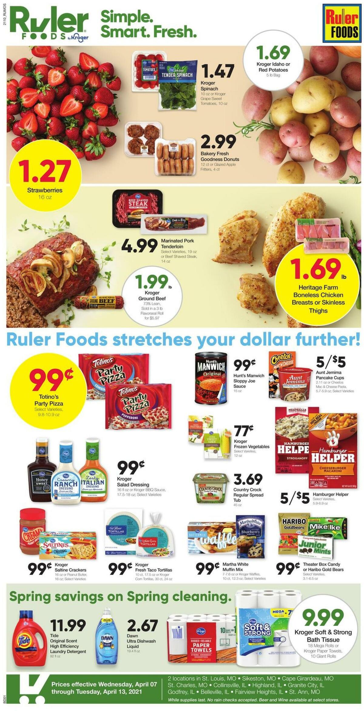Ruler Foods Weekly Ad from April 7