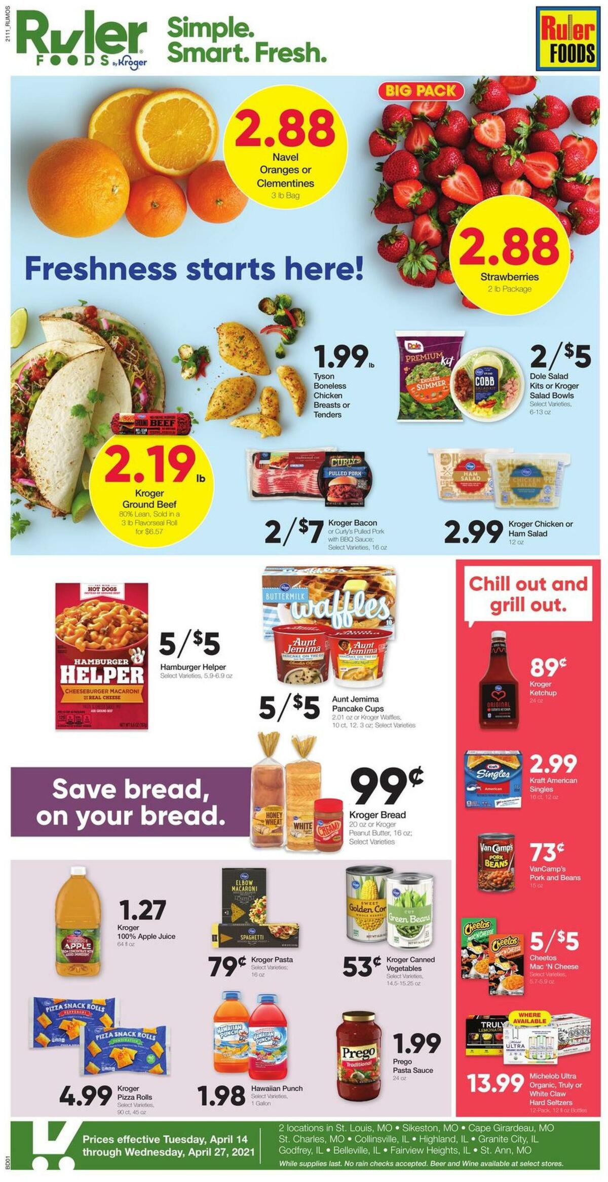 Ruler Foods Weekly Ad from April 14