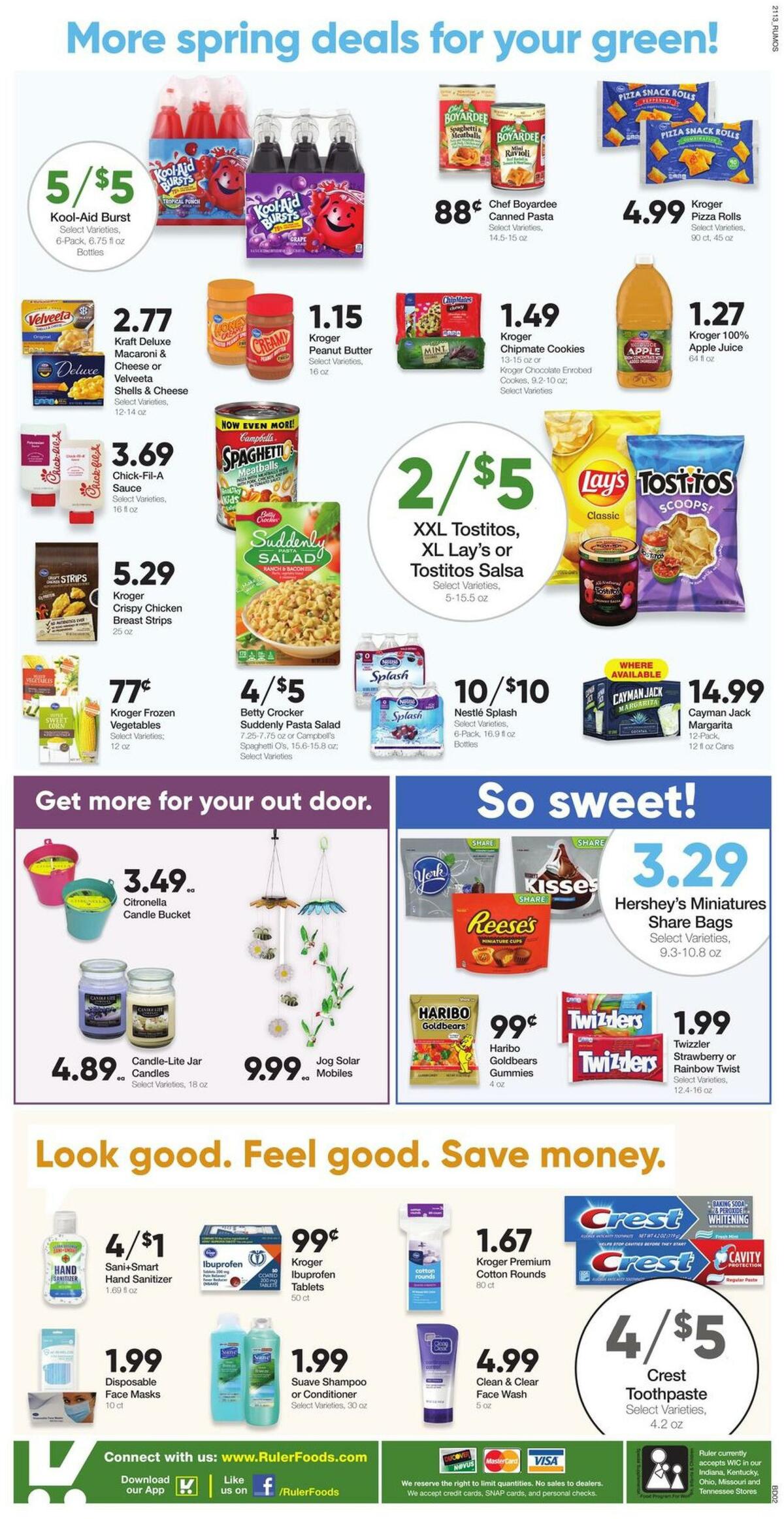 Ruler Foods Weekly Ad from April 28
