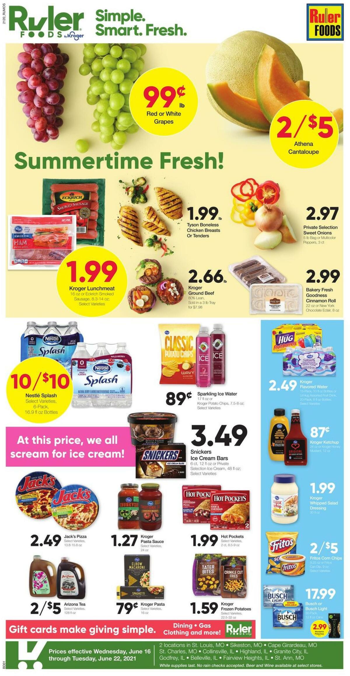 Ruler Foods Weekly Ad from June 16
