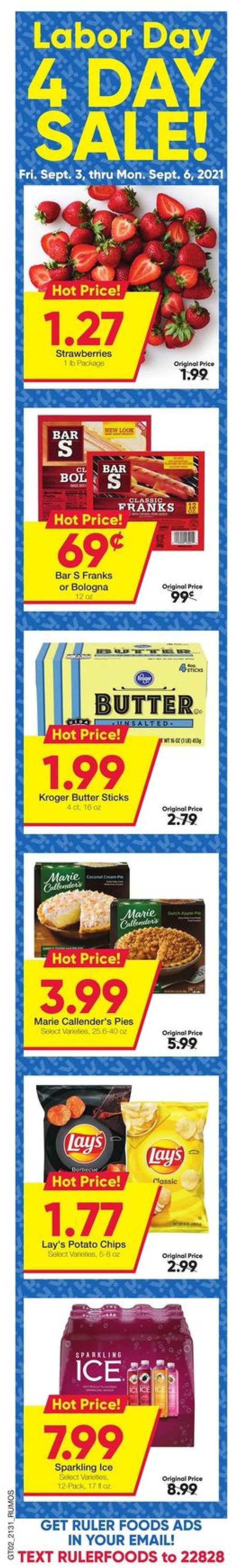 Ruler Foods Weekly Ad from September 1