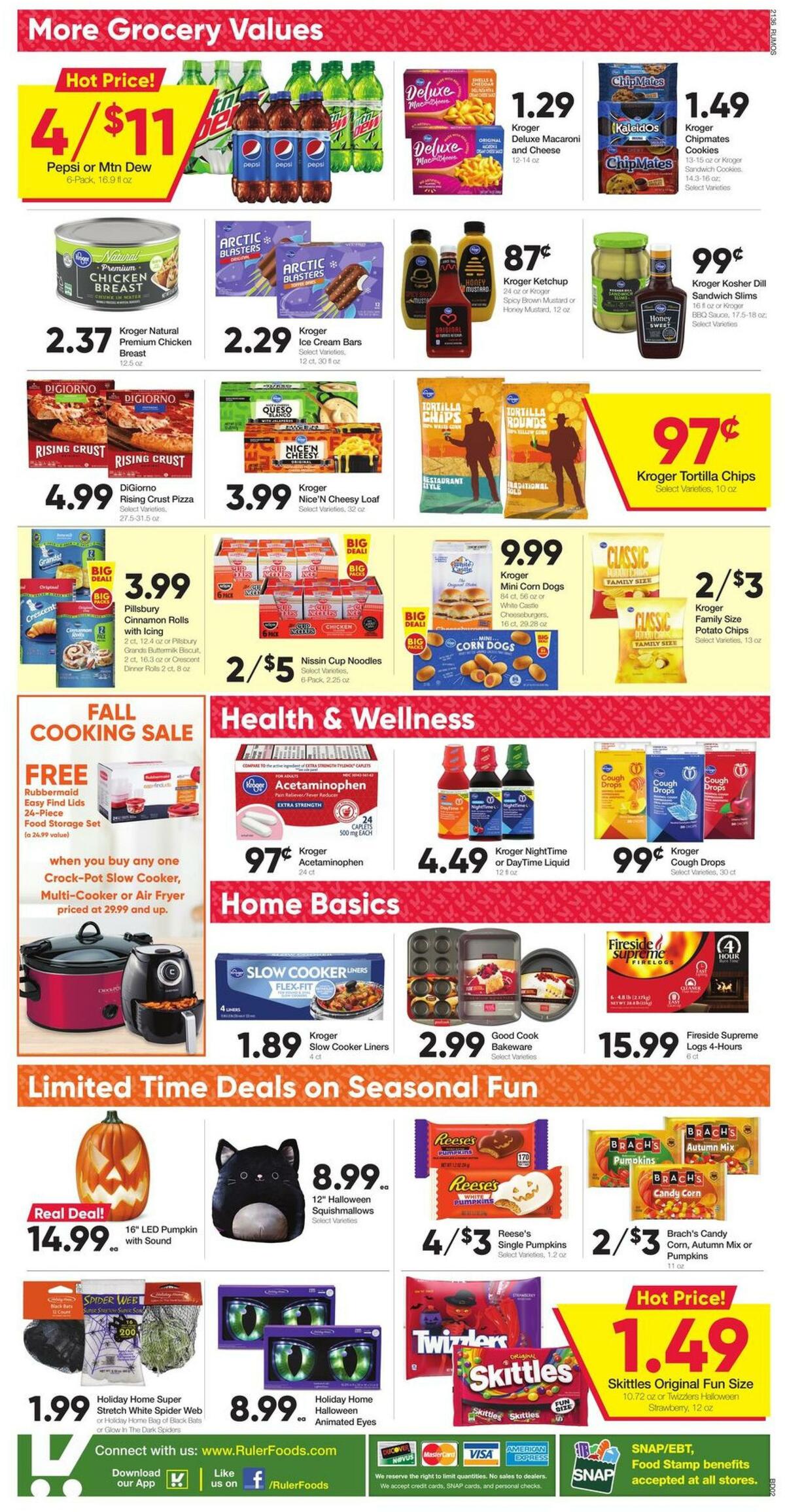 Ruler Foods Weekly Ad from October 6