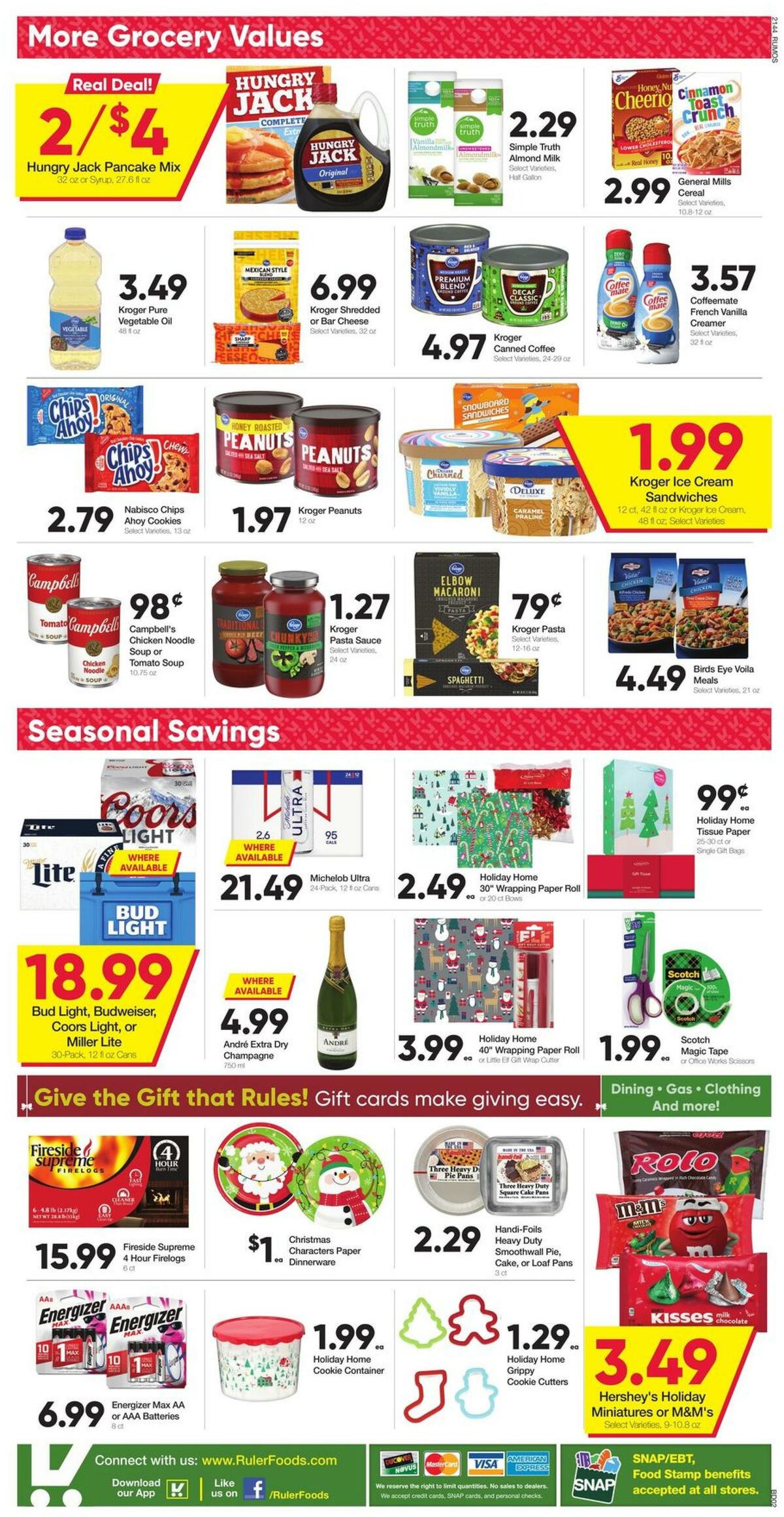 Ruler Foods Weekly Ad from December 1