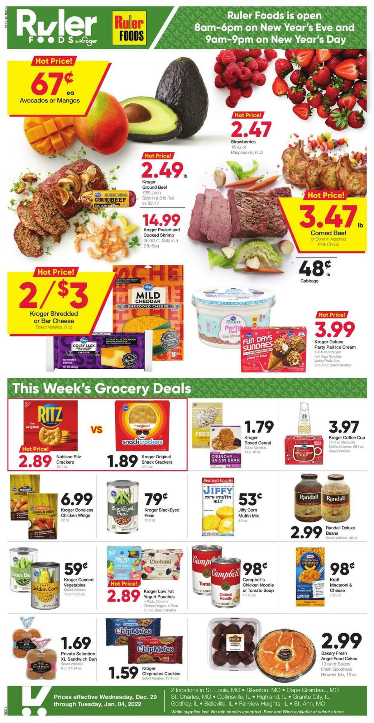 Ruler Foods Weekly Ad from December 29