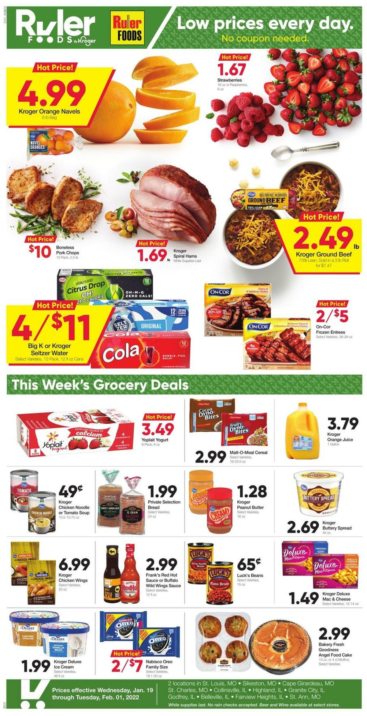 Ruler Foods Weekly Ad from January 19
