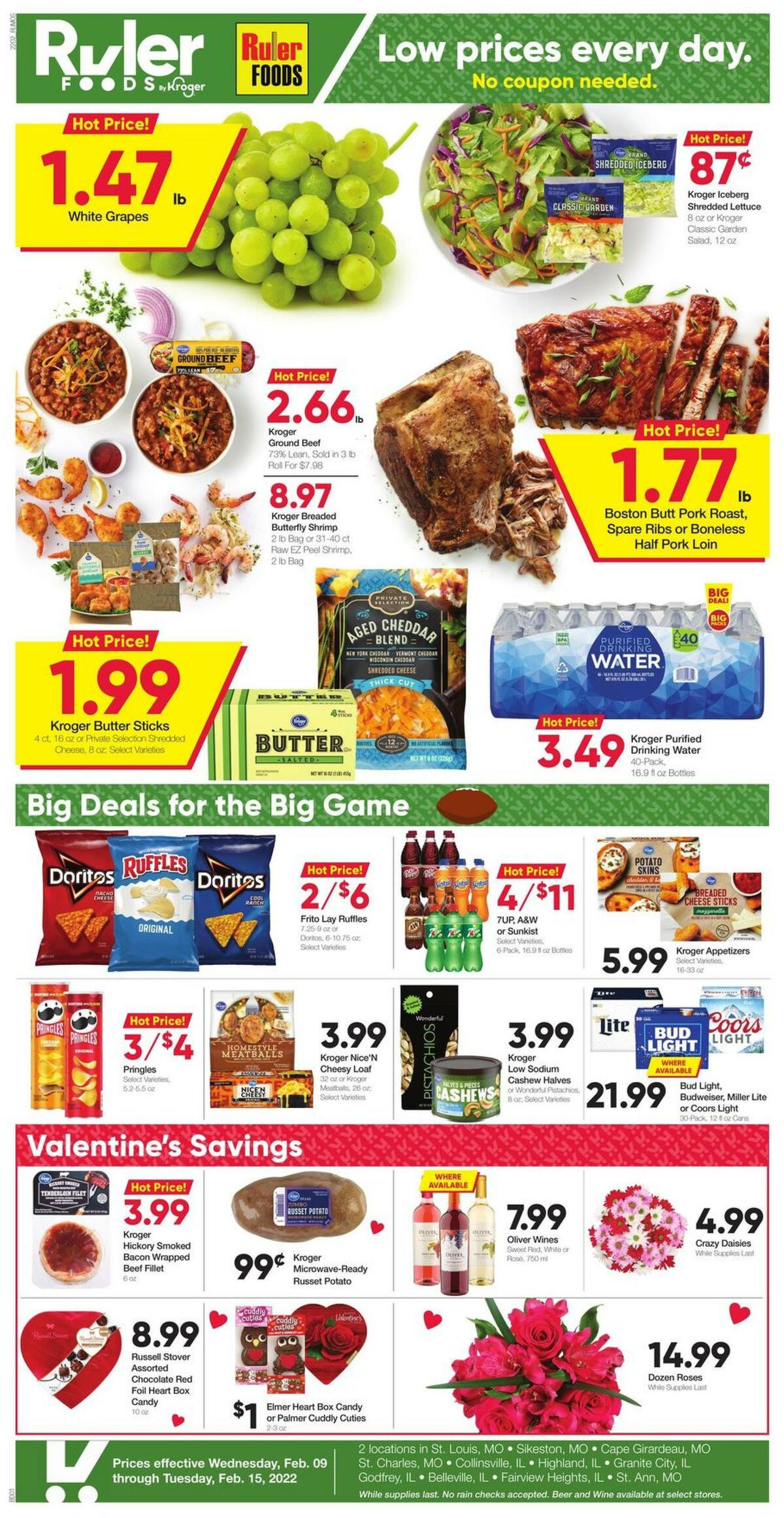 Ruler Foods Weekly Ad from February 9