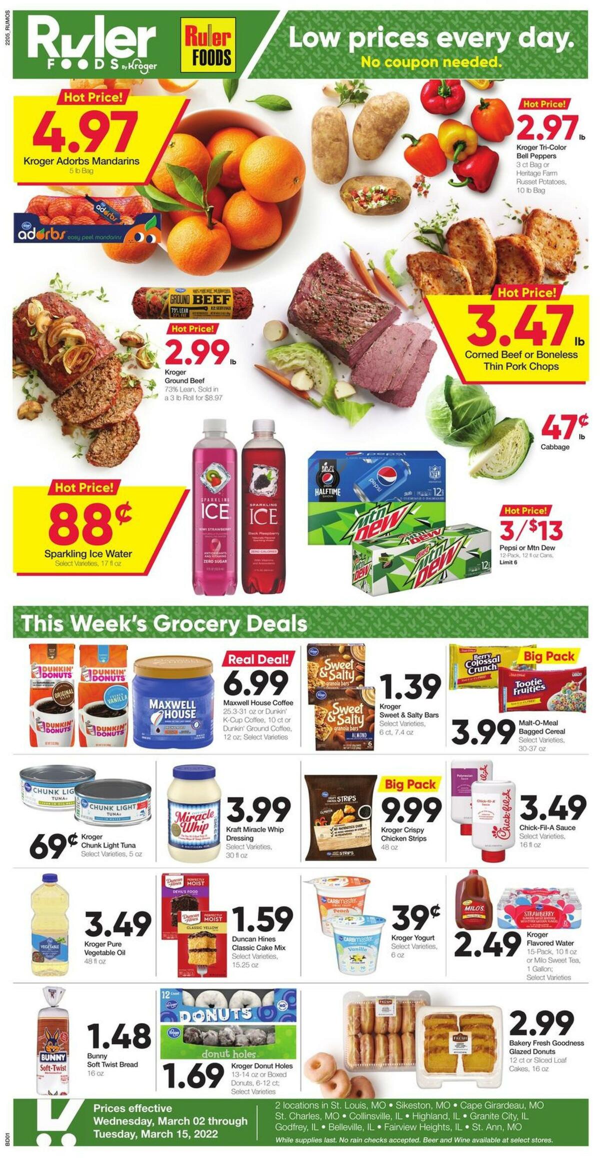 Ruler Foods Weekly Ad from March 2