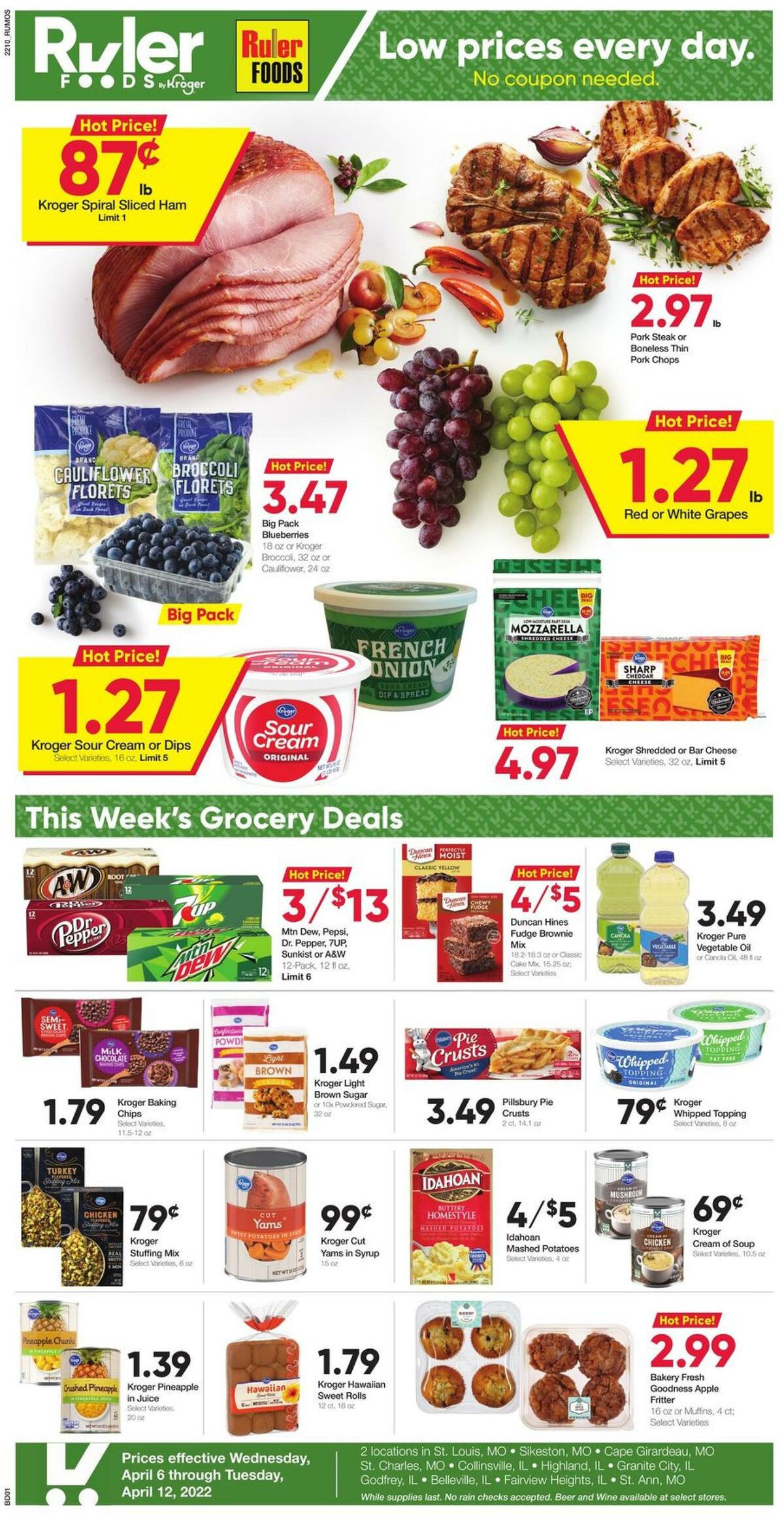 Ruler Foods Weekly Ad from April 6