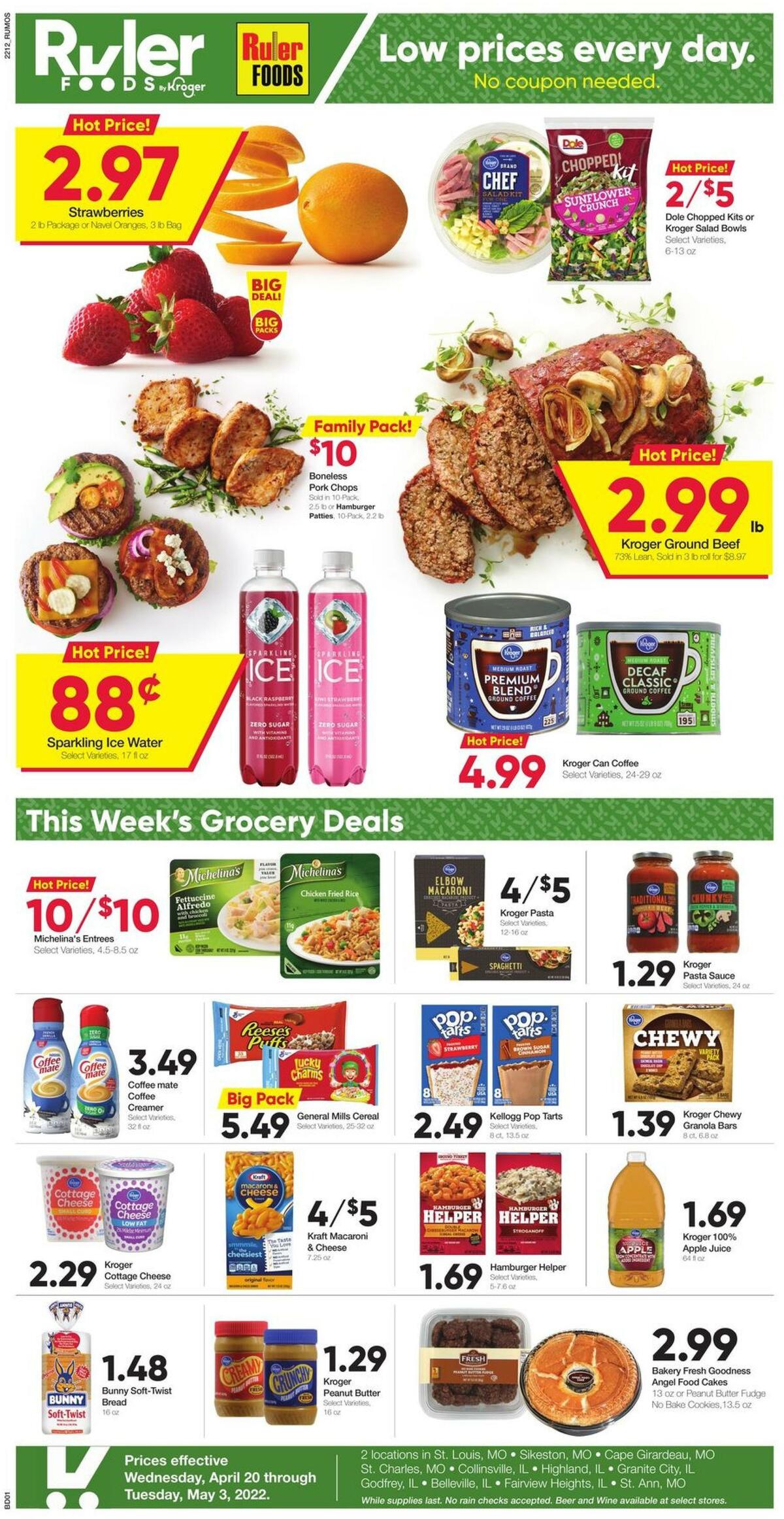 Ruler Foods Weekly Ad from April 20