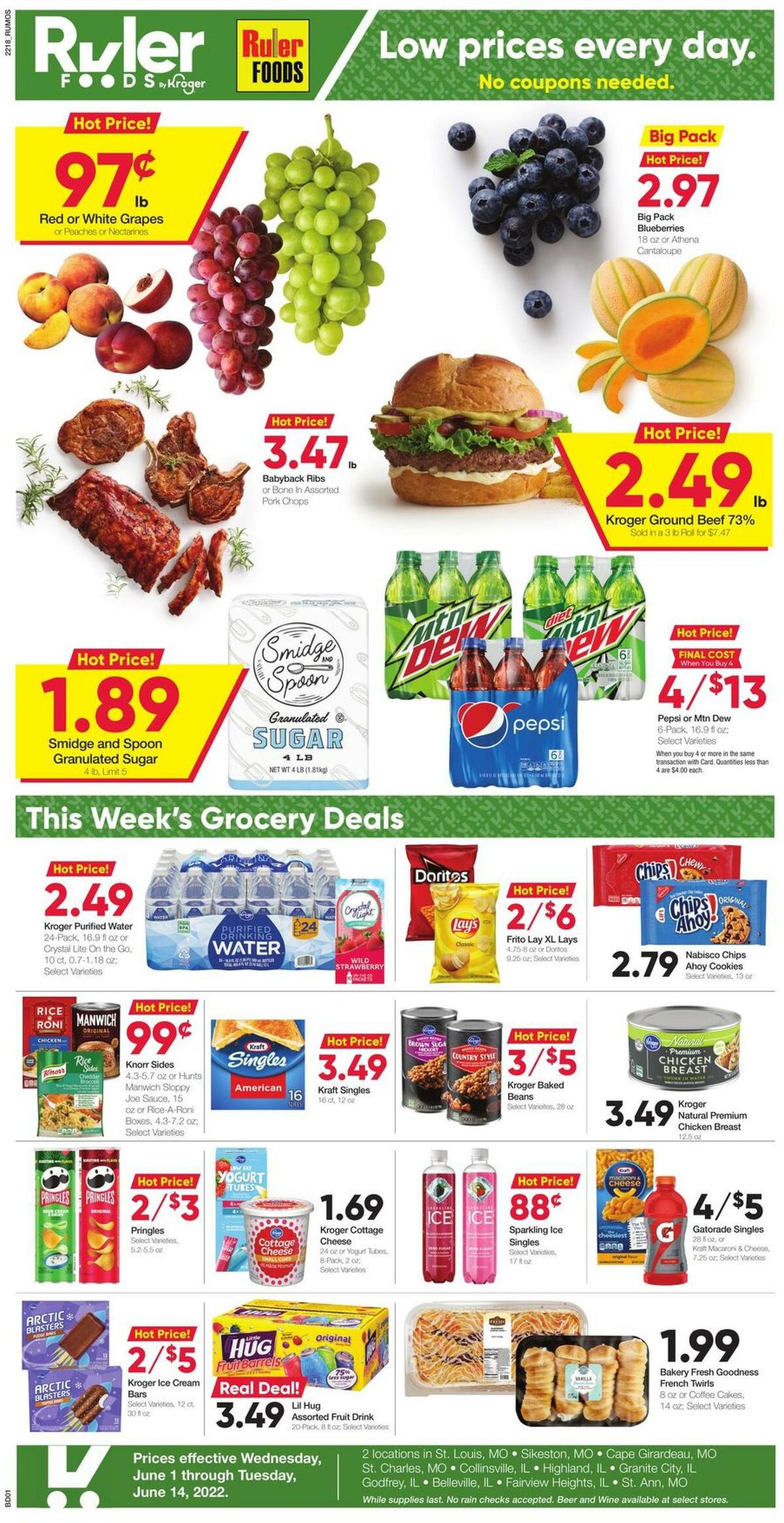 Ruler Foods Weekly Ad from June 1