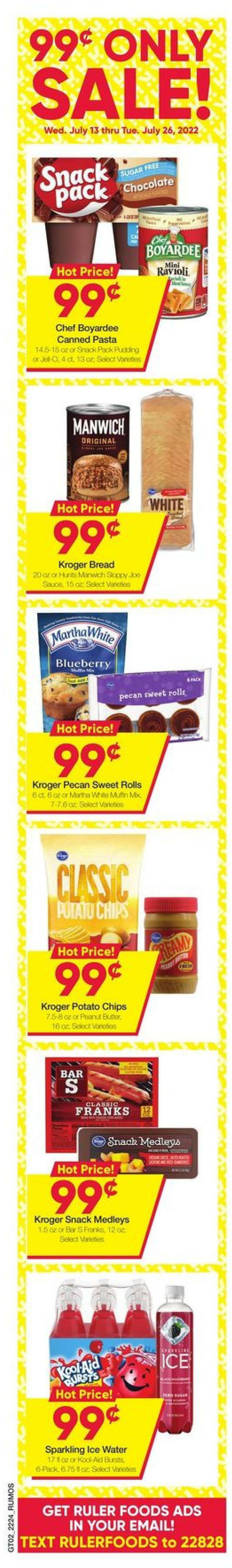 Ruler Foods Weekly Ad from July 13
