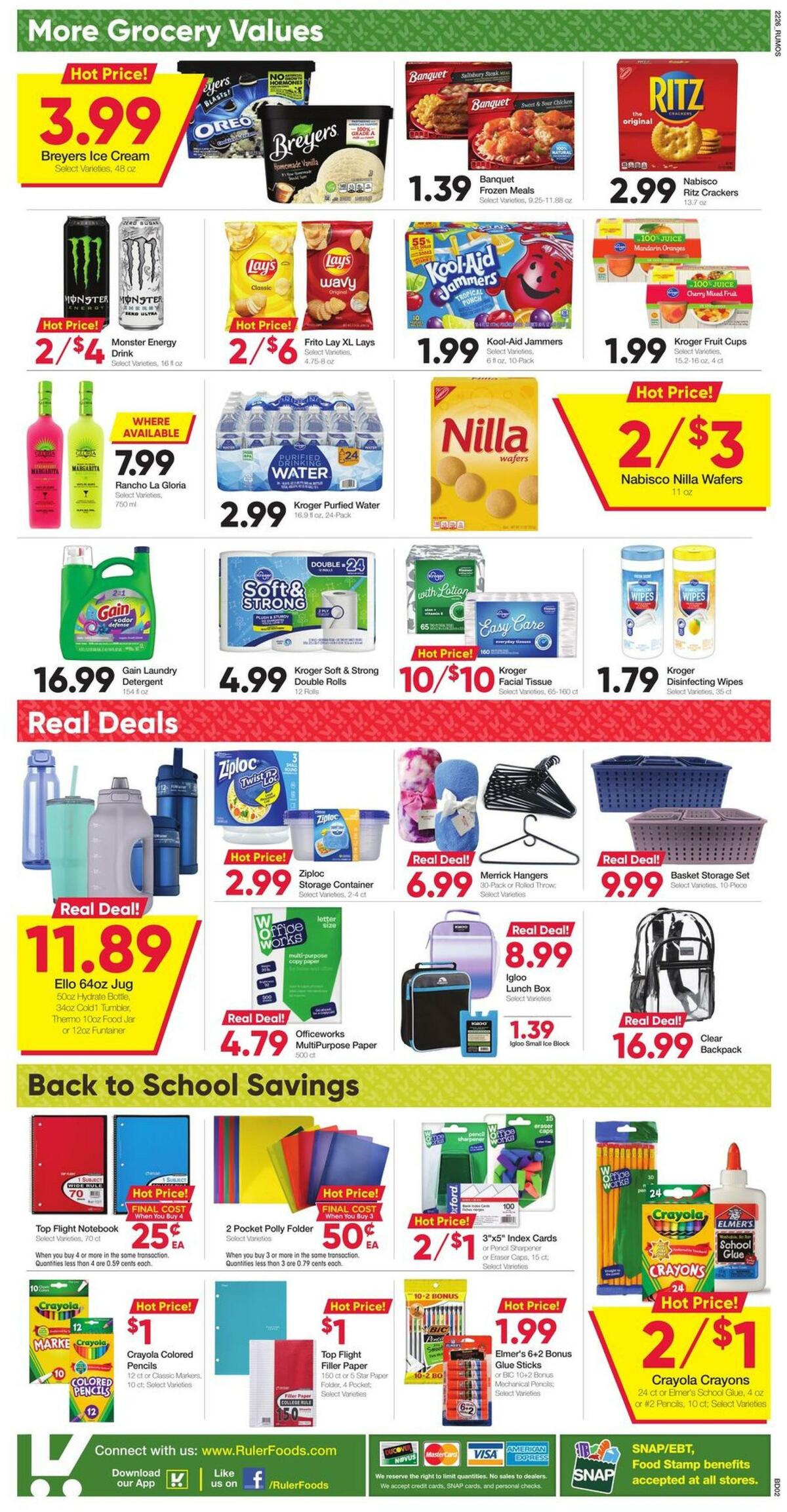 Ruler Foods Weekly Ad from July 27