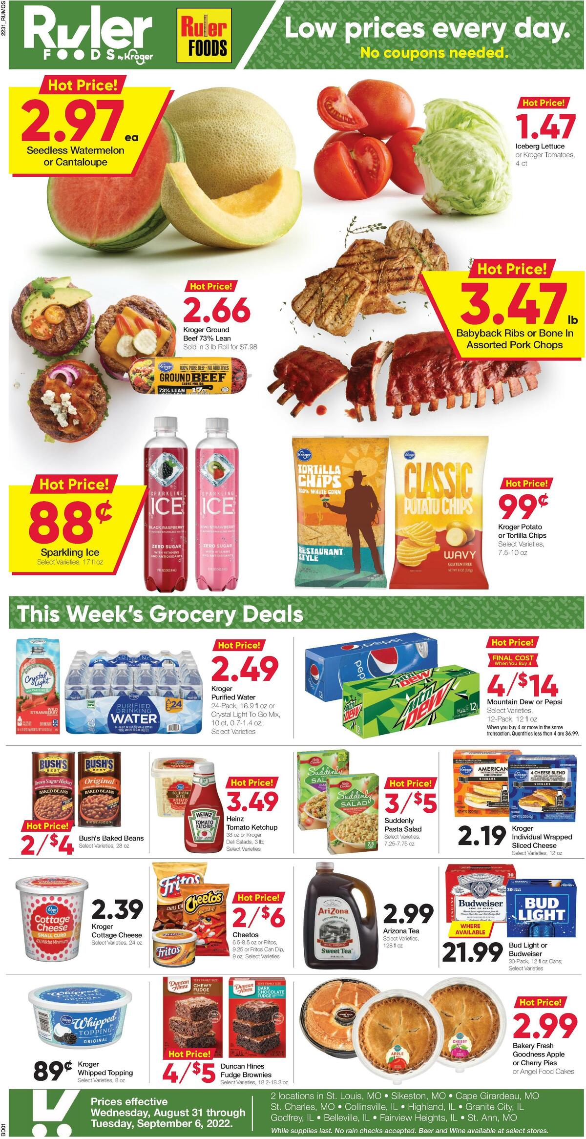 Ruler Foods Weekly Ad from August 31