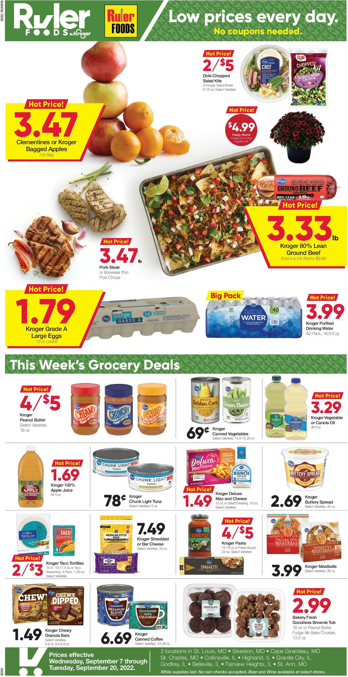 Ruler Foods Weekly Ad from September 7