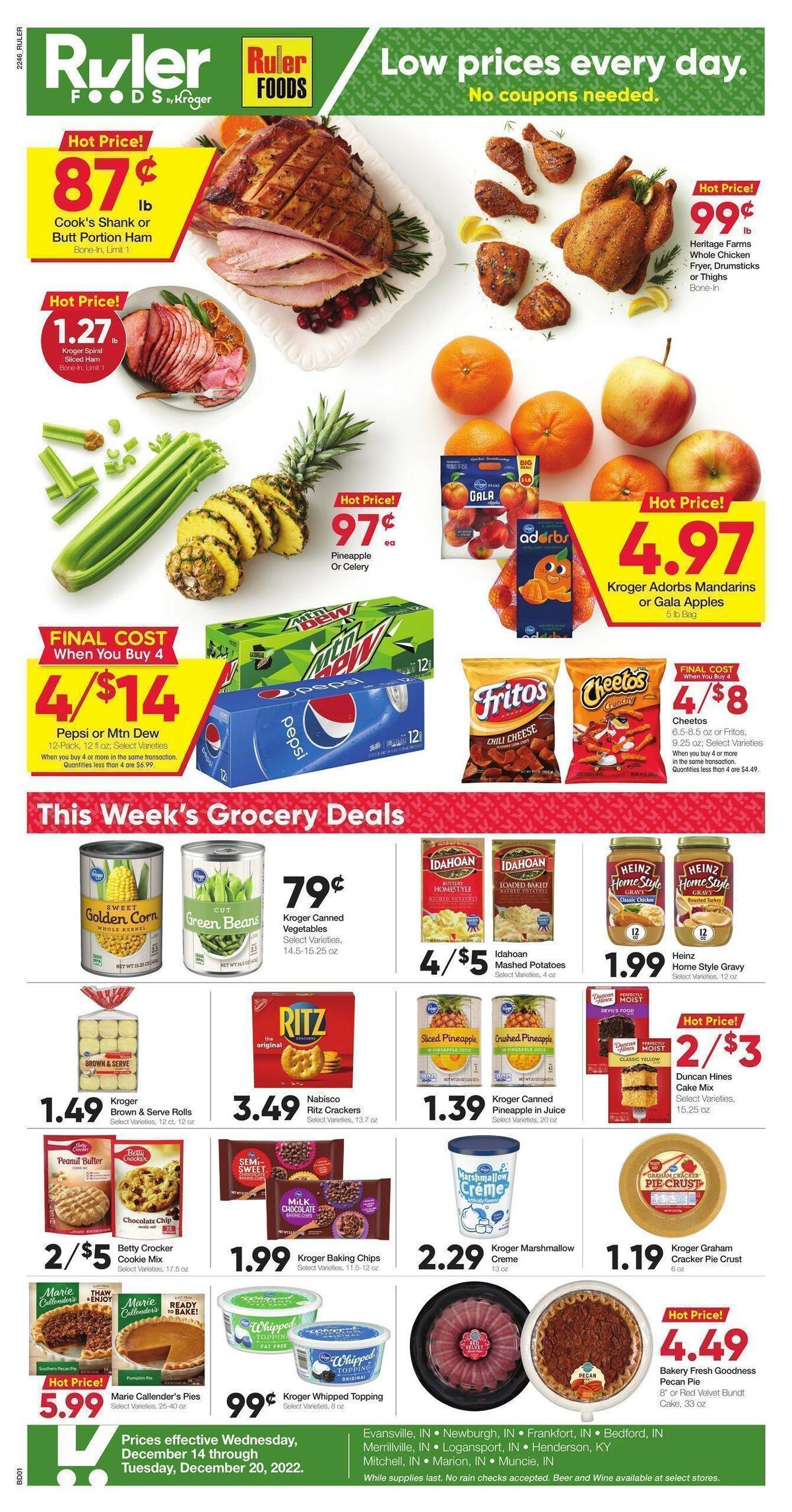 Ruler Foods Weekly Ad from December 14