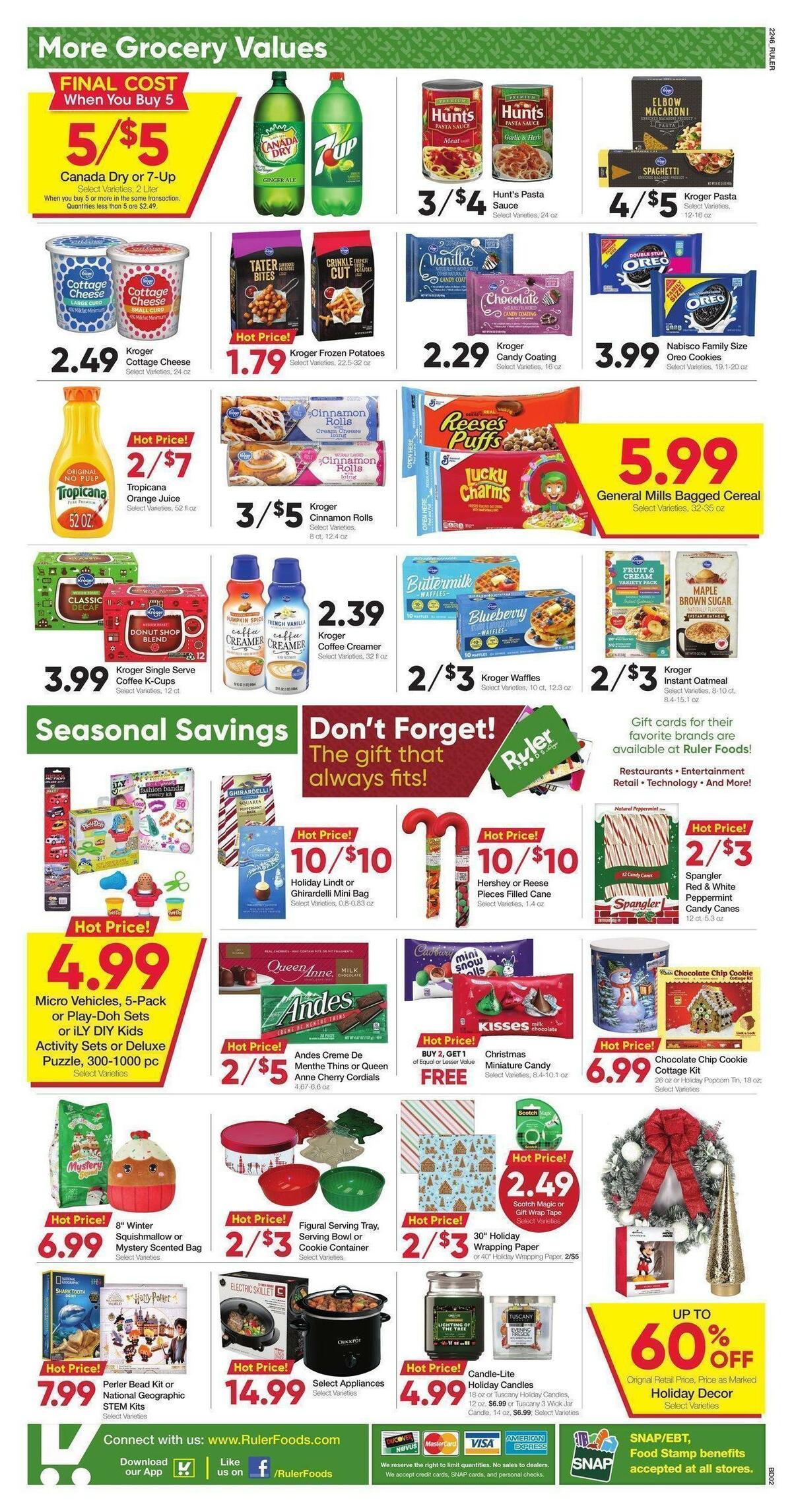 Ruler Foods Weekly Ad from December 14