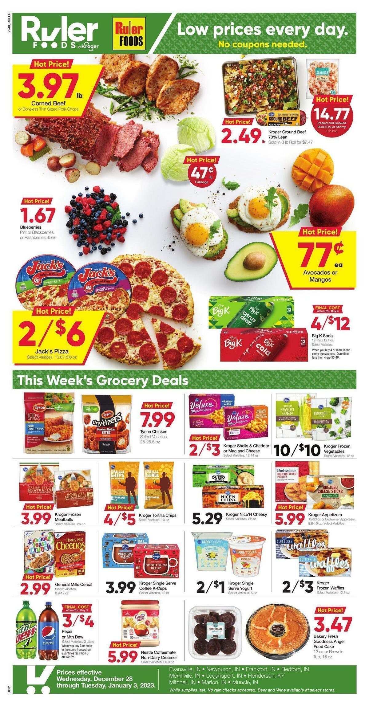 Ruler Foods Weekly Ad from December 28