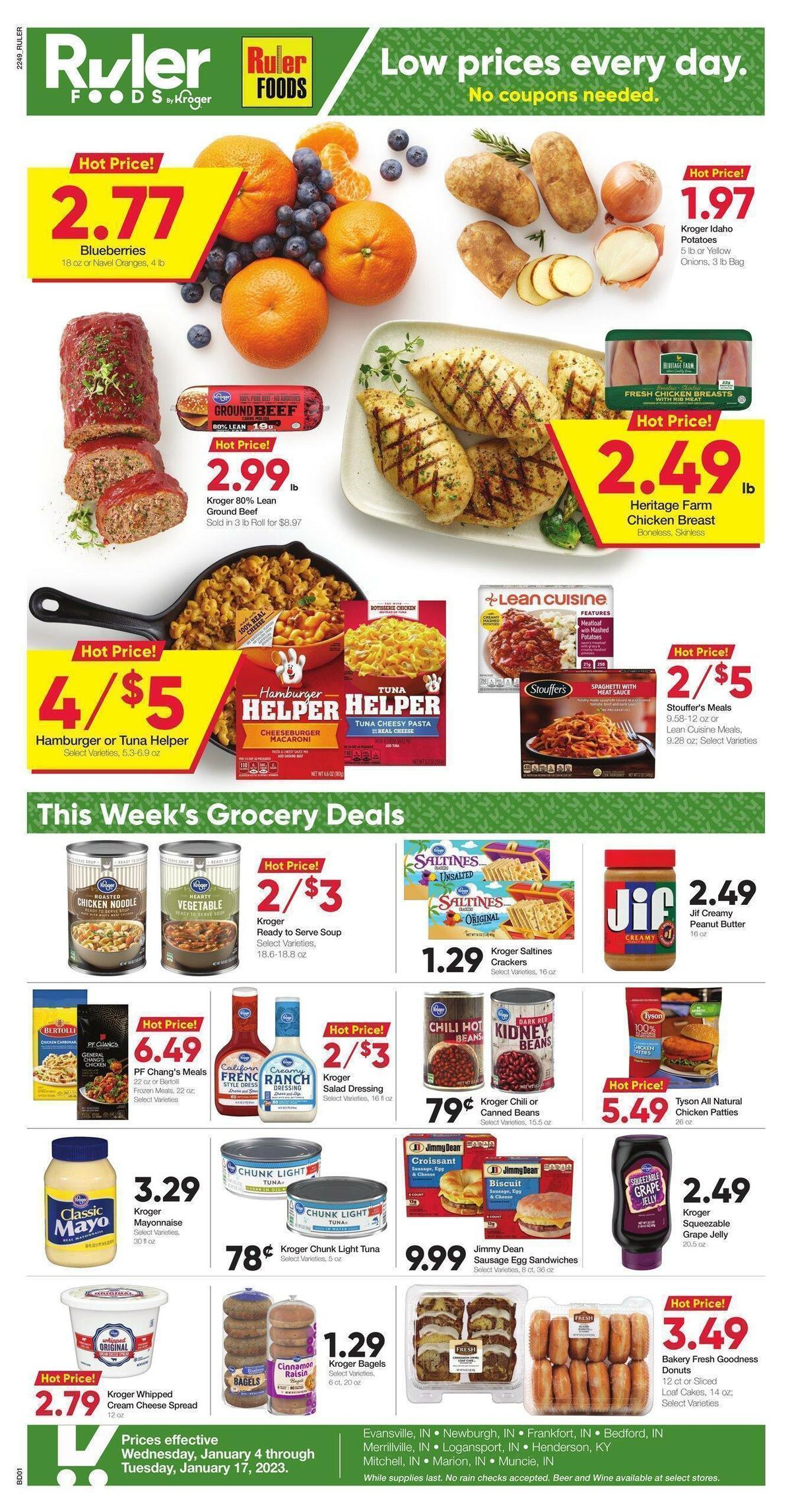 Ruler Foods Weekly Ad from January 4