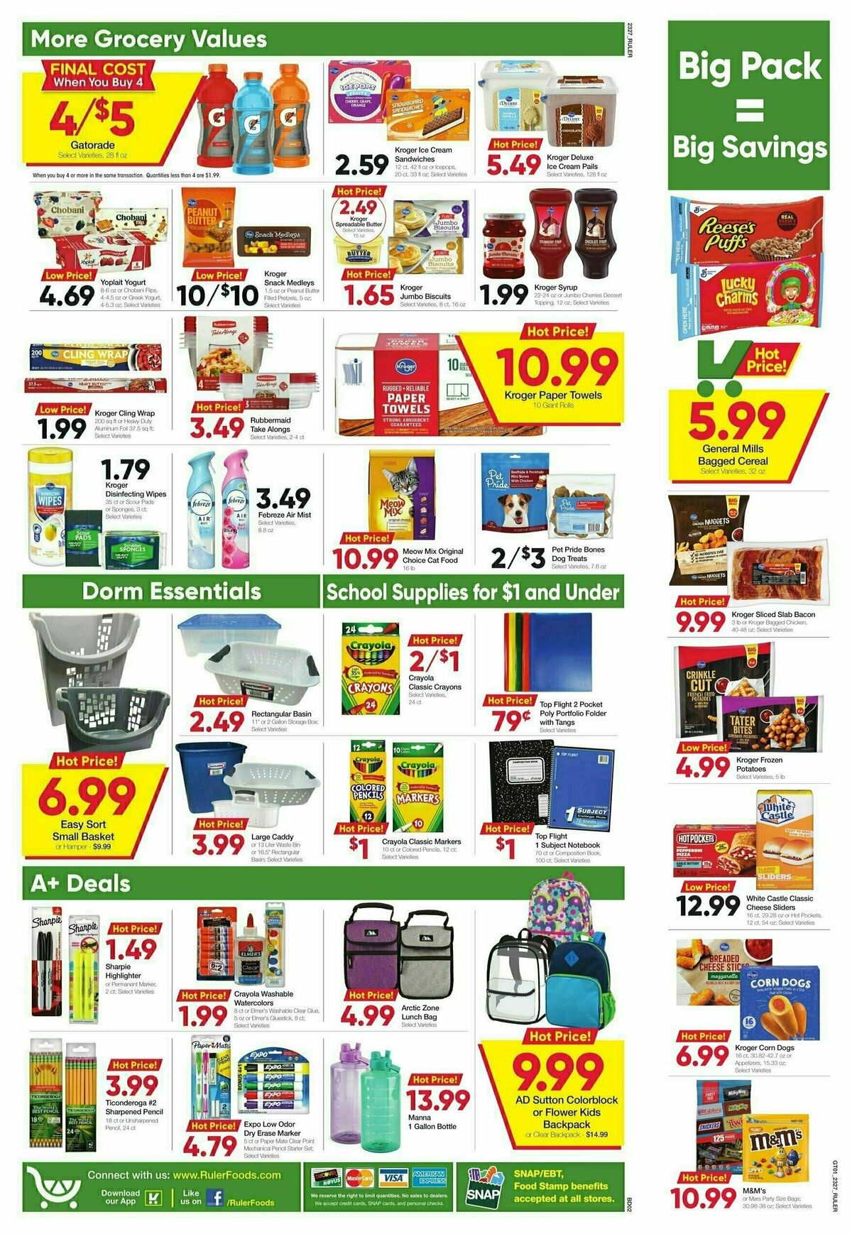 Ruler Foods Weekly Ad from August 2