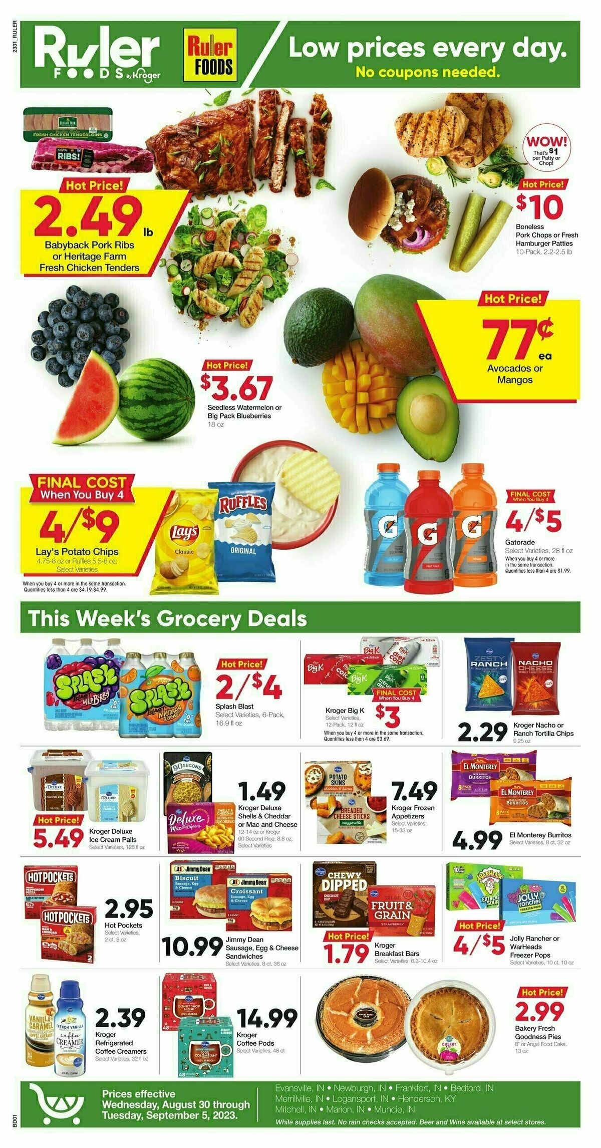 Ruler Foods Weekly Ad from August 30