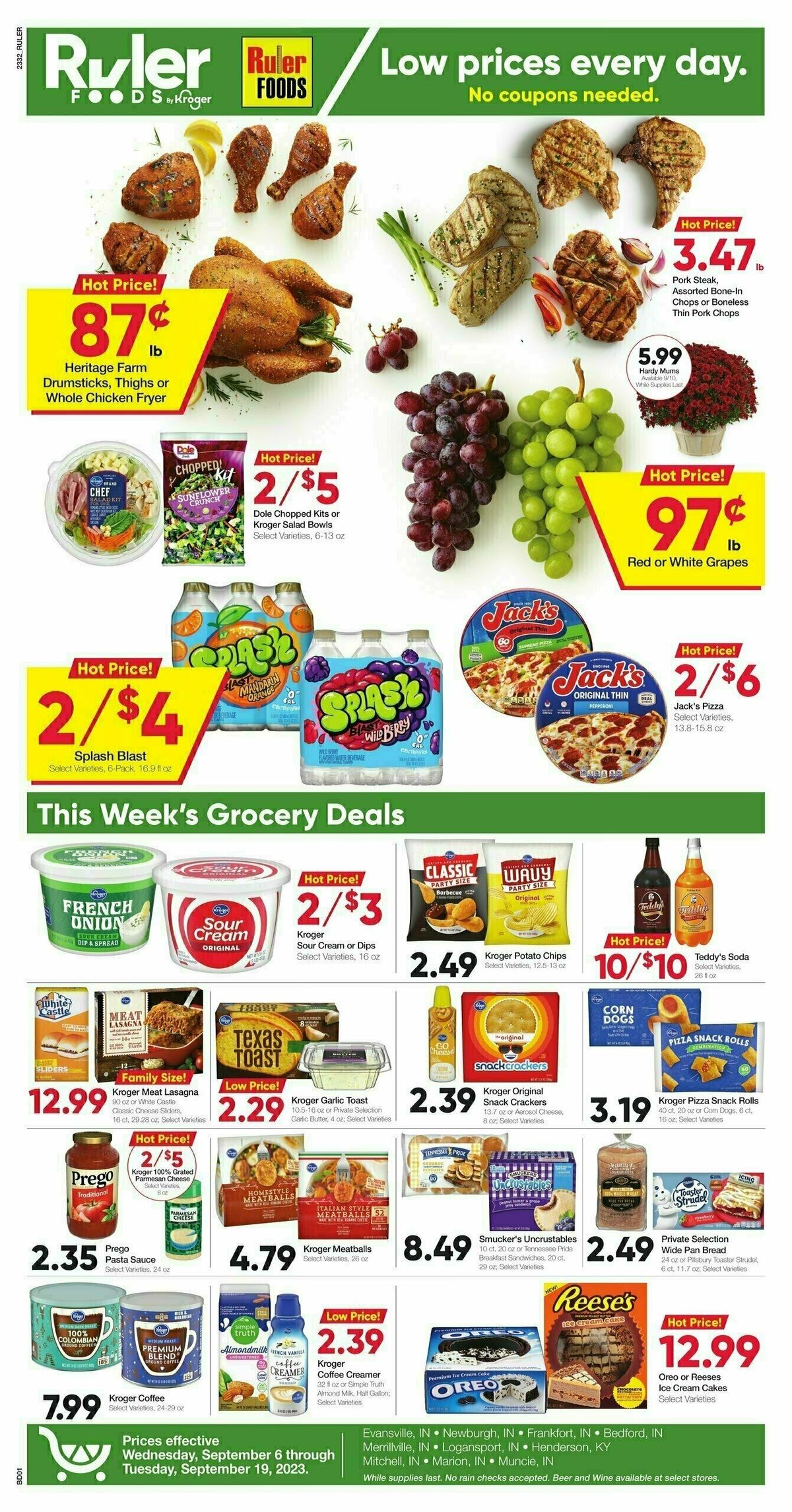 Ruler Foods Weekly Ad from September 6