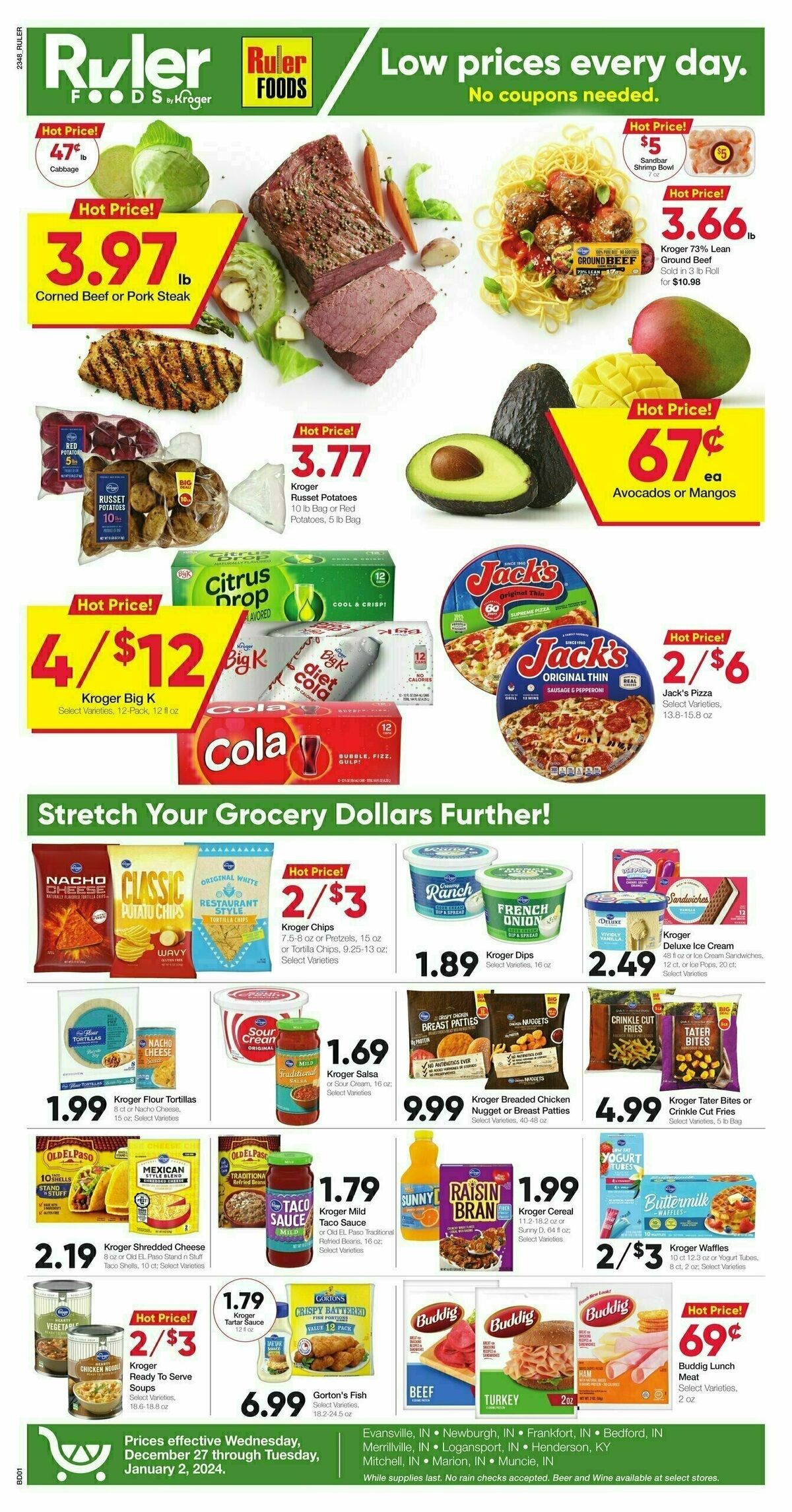 Ruler Foods Weekly Ad from December 27