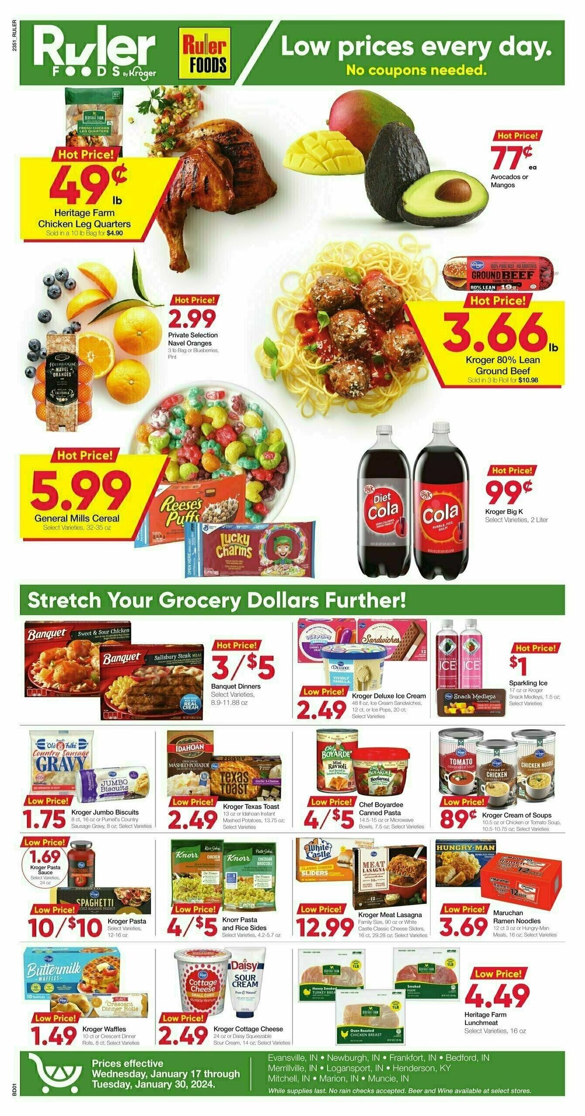 Ruler Foods Weekly Ad from January 17