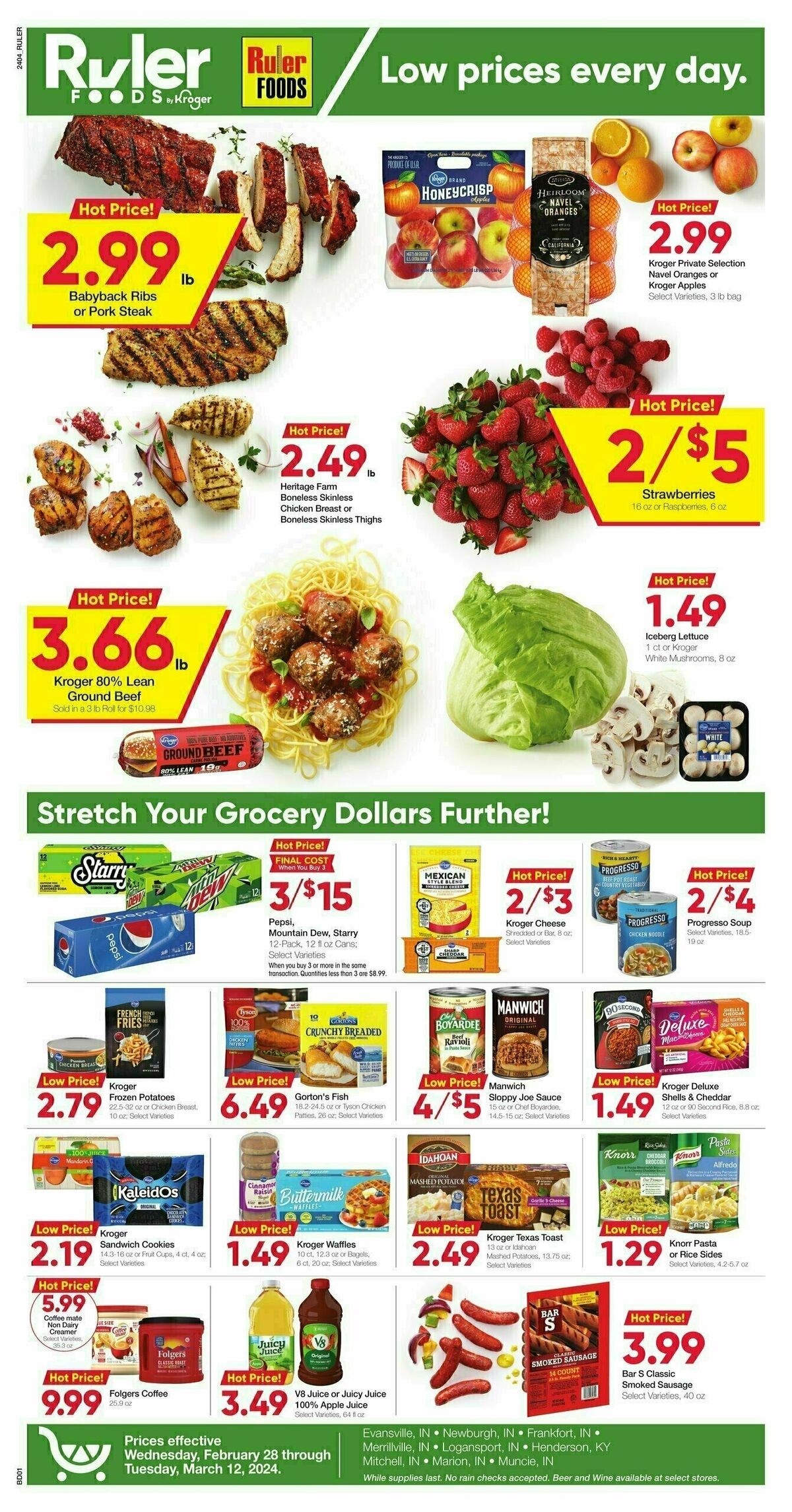 Ruler Foods Weekly Ad from February 28
