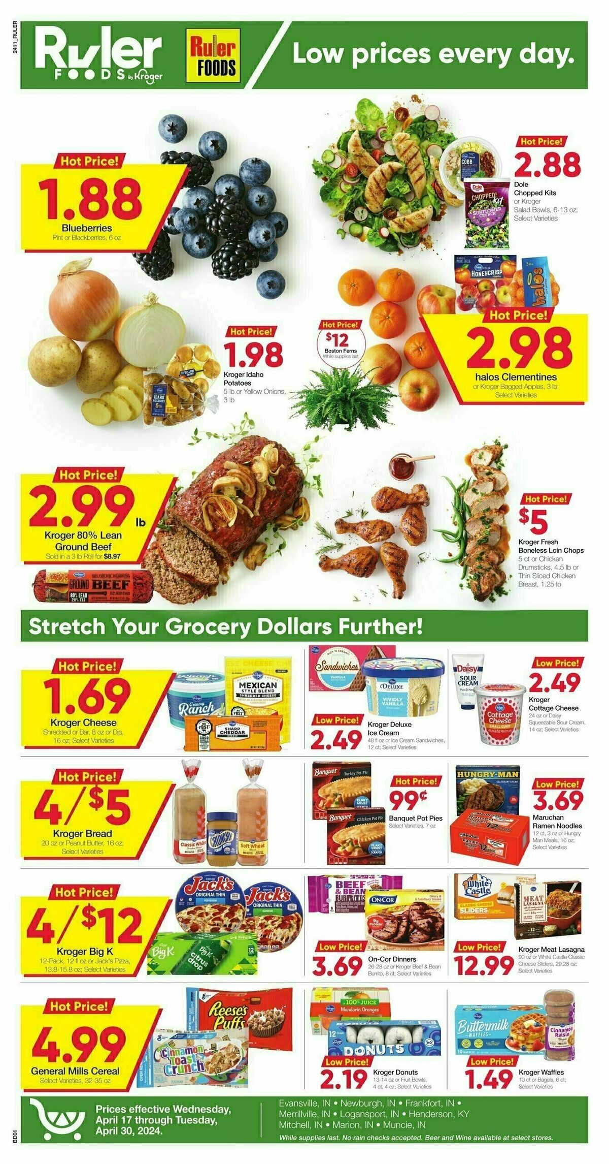 Ruler Foods Weekly Ad from April 17