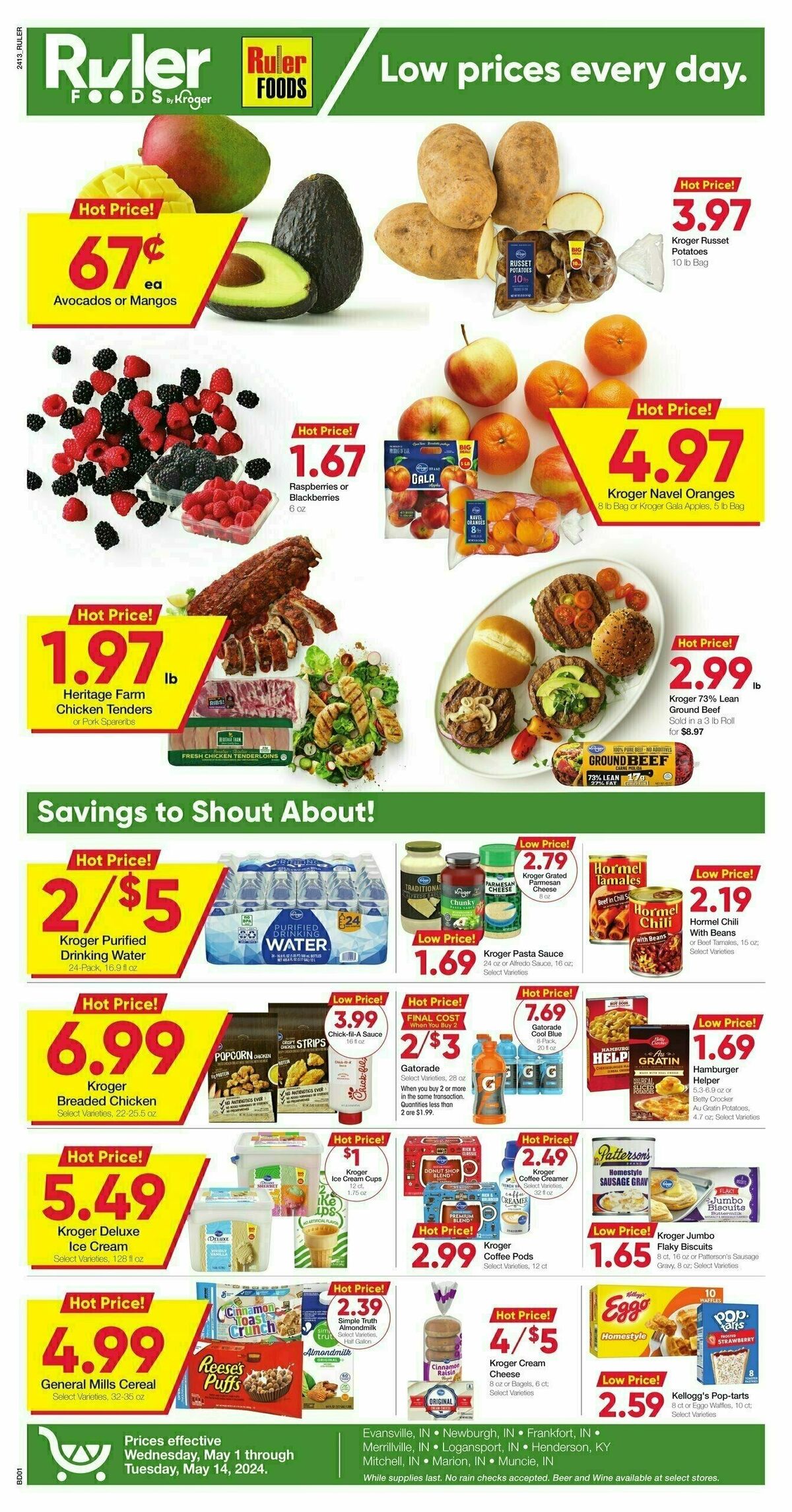 Ruler Foods Weekly Ad from May 1