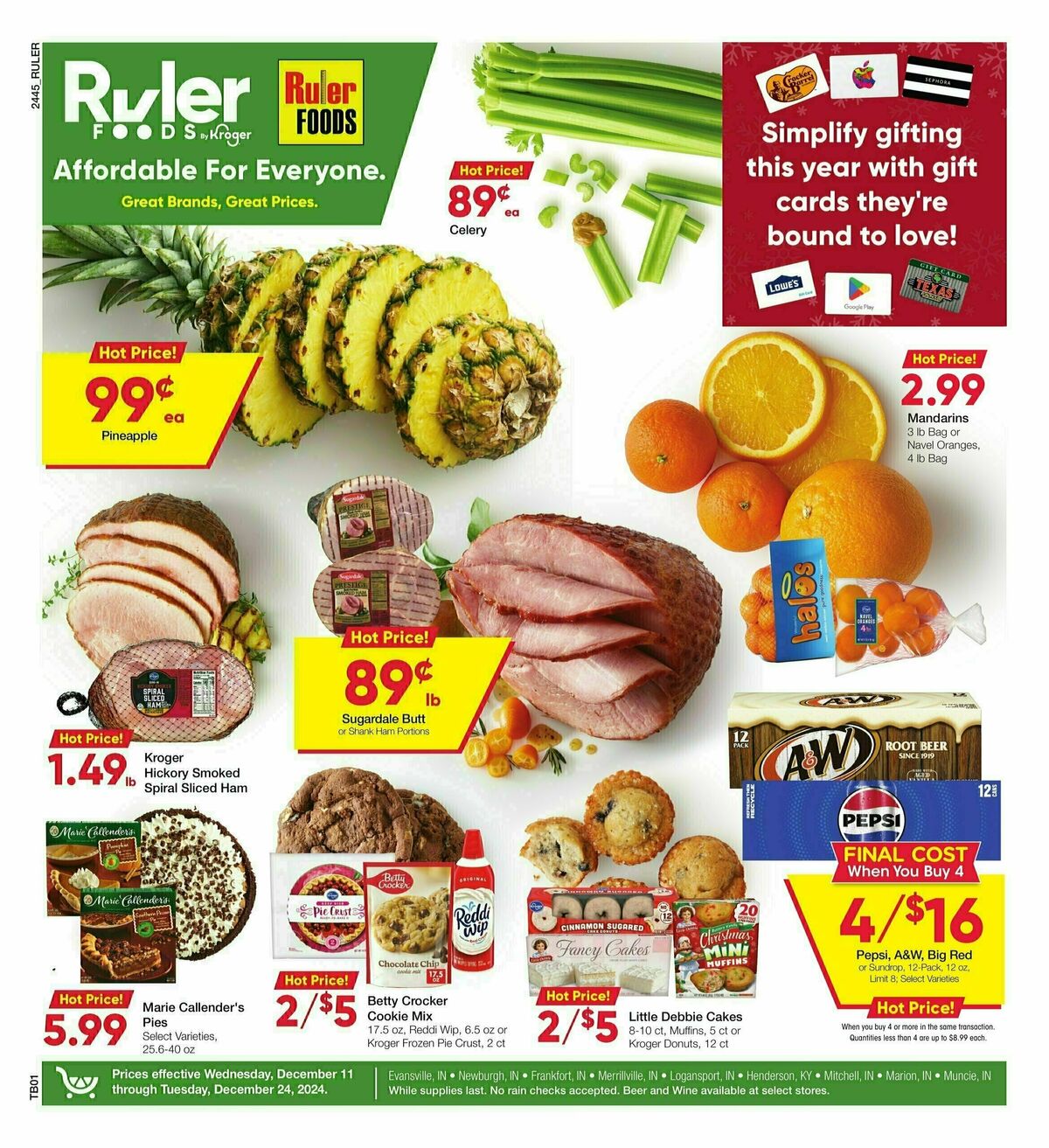 Ruler Foods Weekly Ad from December 11